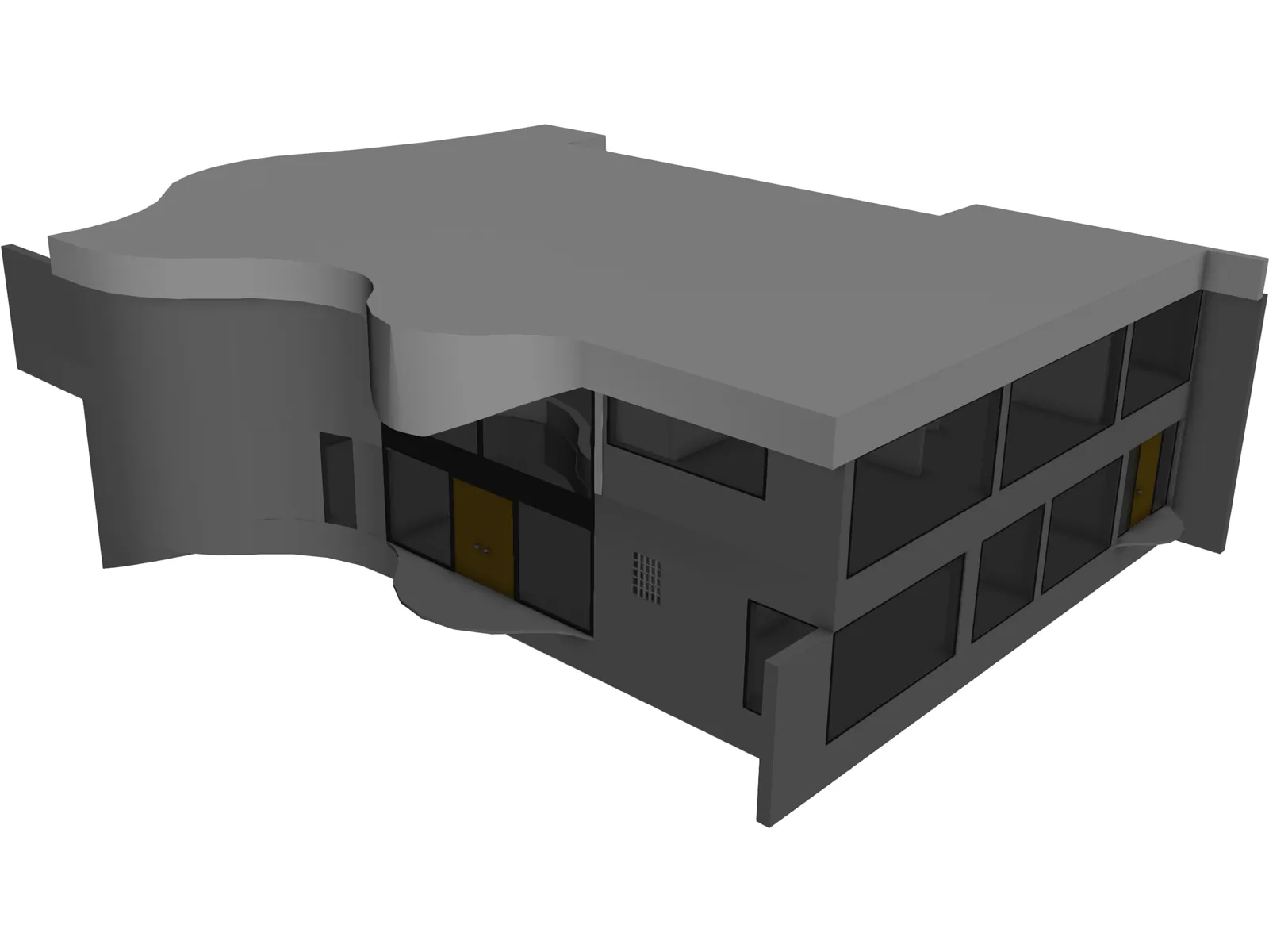 Hamilton House 3D Model main preview