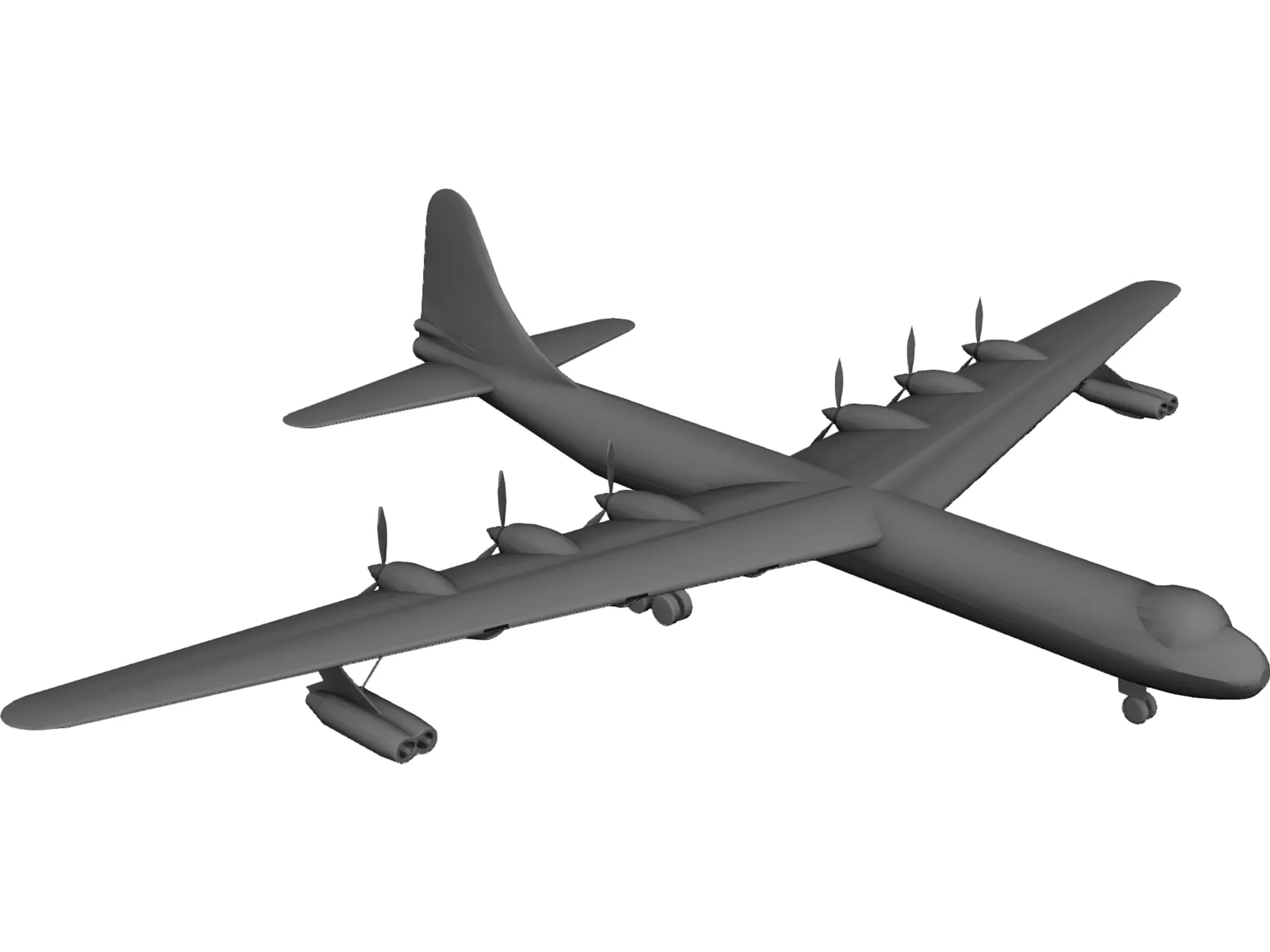 B-36 Peacemaker 3D Model main preview