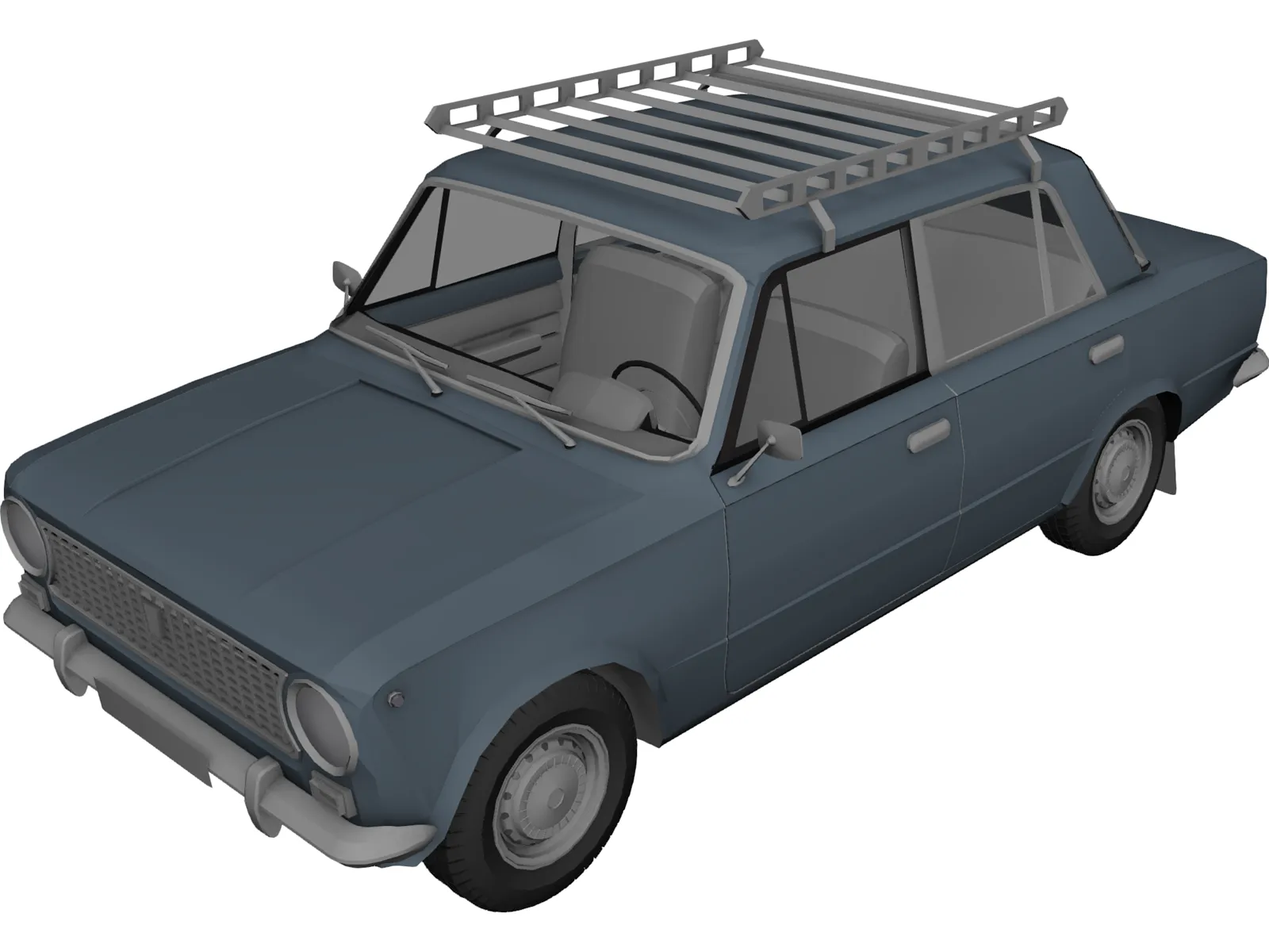 VAZ 21012 3D Model main preview