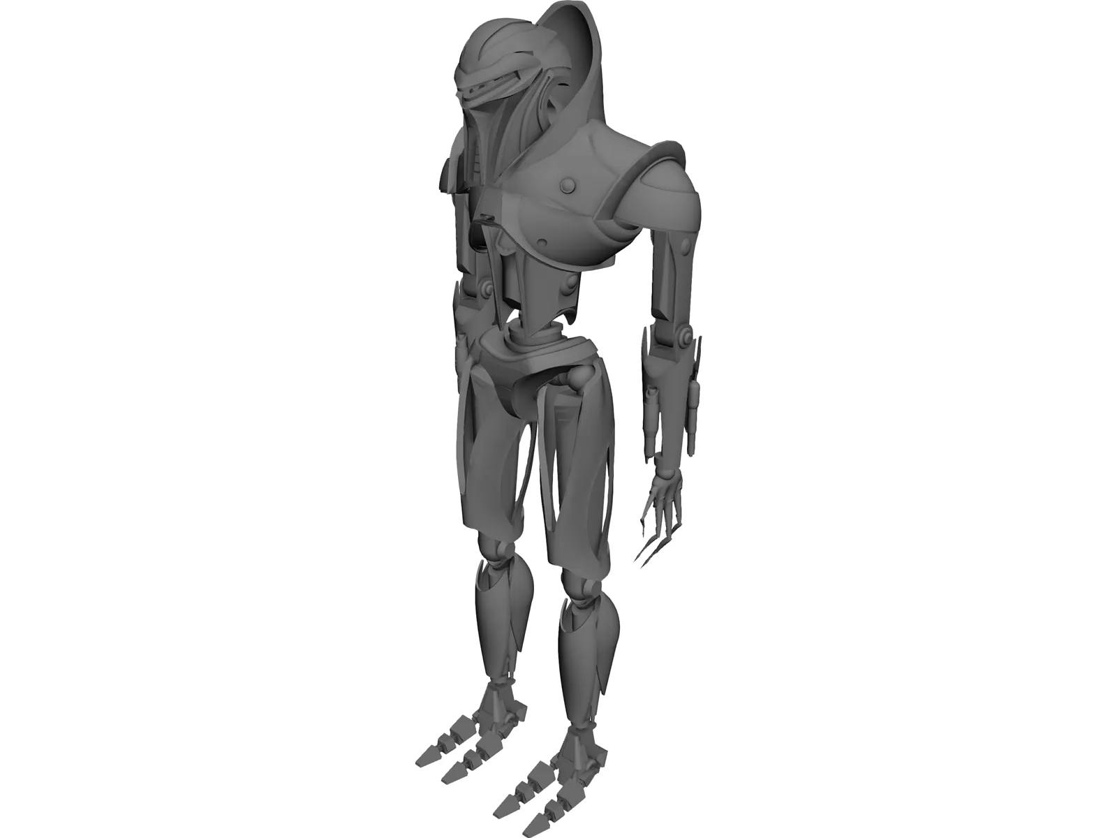 Cylon 3D Model main preview