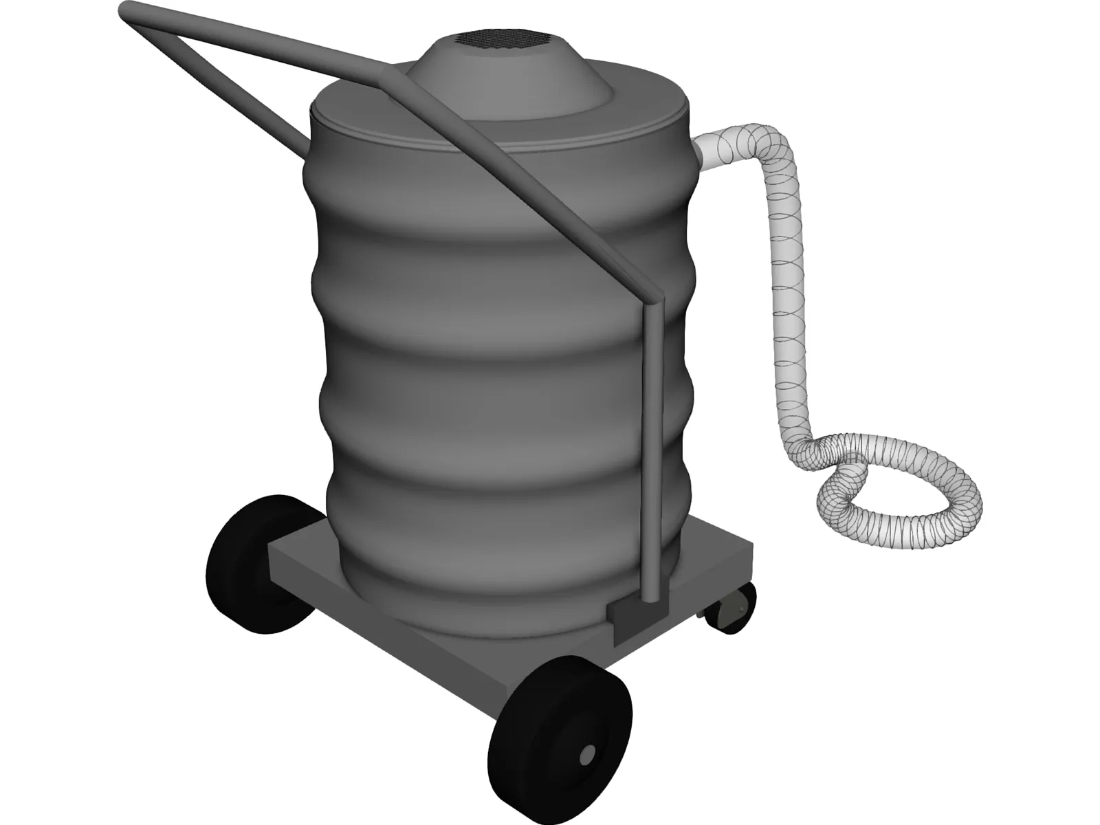 Vacuum Cleaner Industrial 3D Model main preview