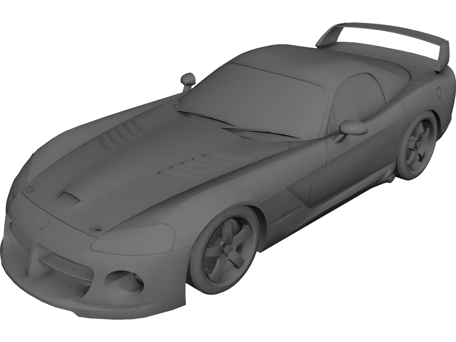 Dodge Viper SRT-10 3D Model main preview