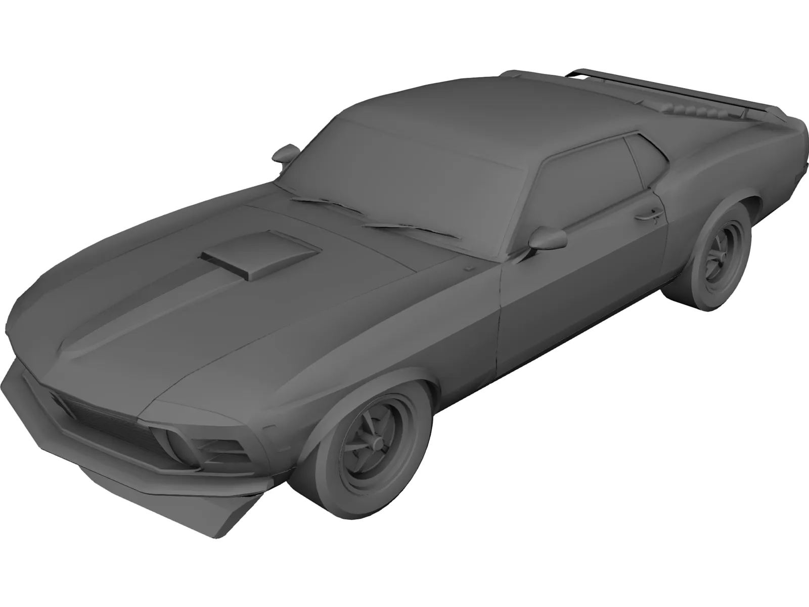 Ford Mustang Boss 302 3D Model main preview