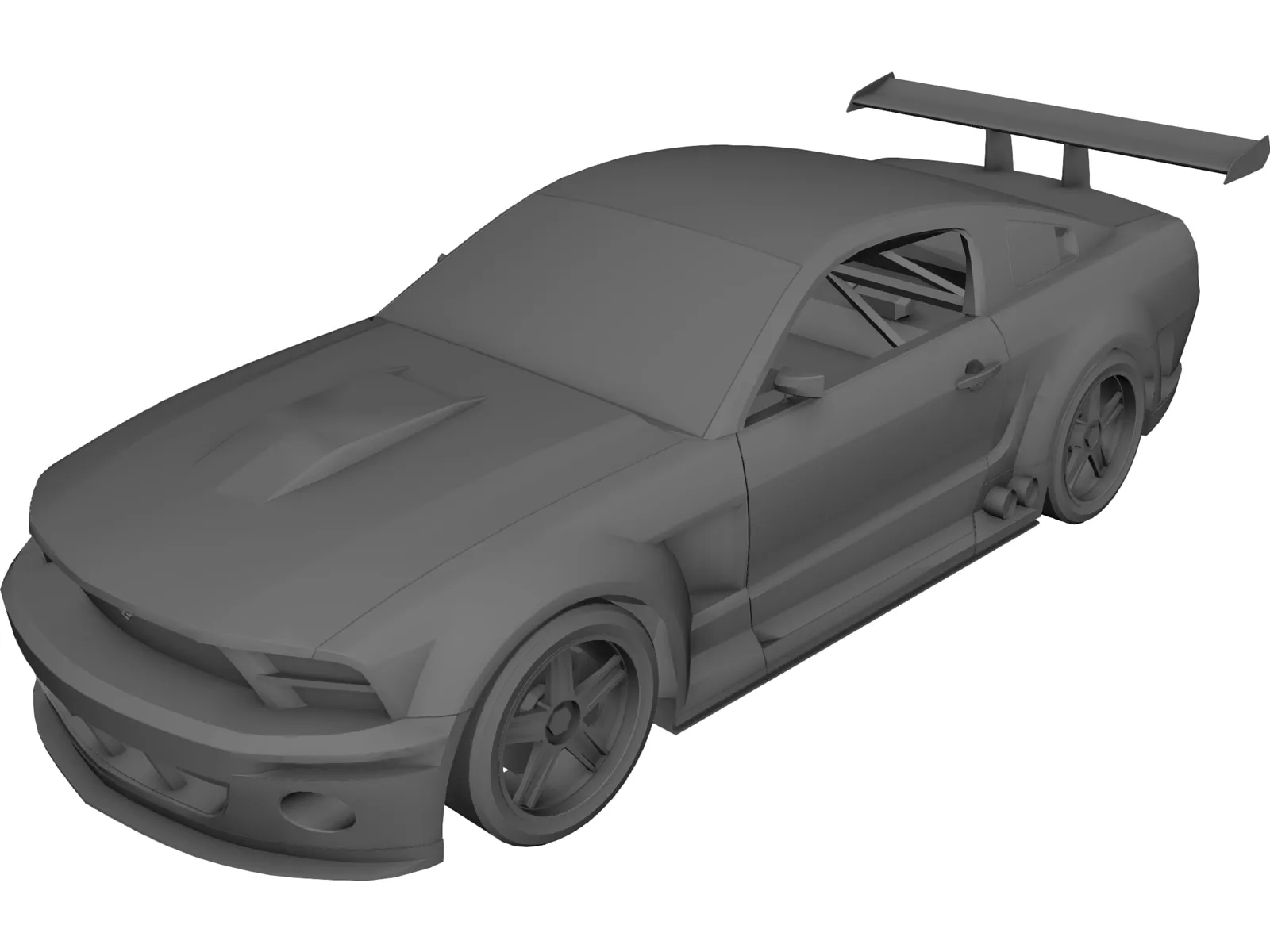 Ford Mustang GT-R Concept 3D Model main preview