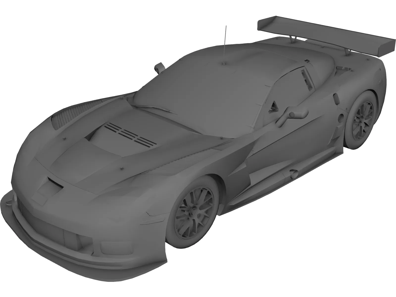 Chevrolet Corvette C6-R 3D Model main preview