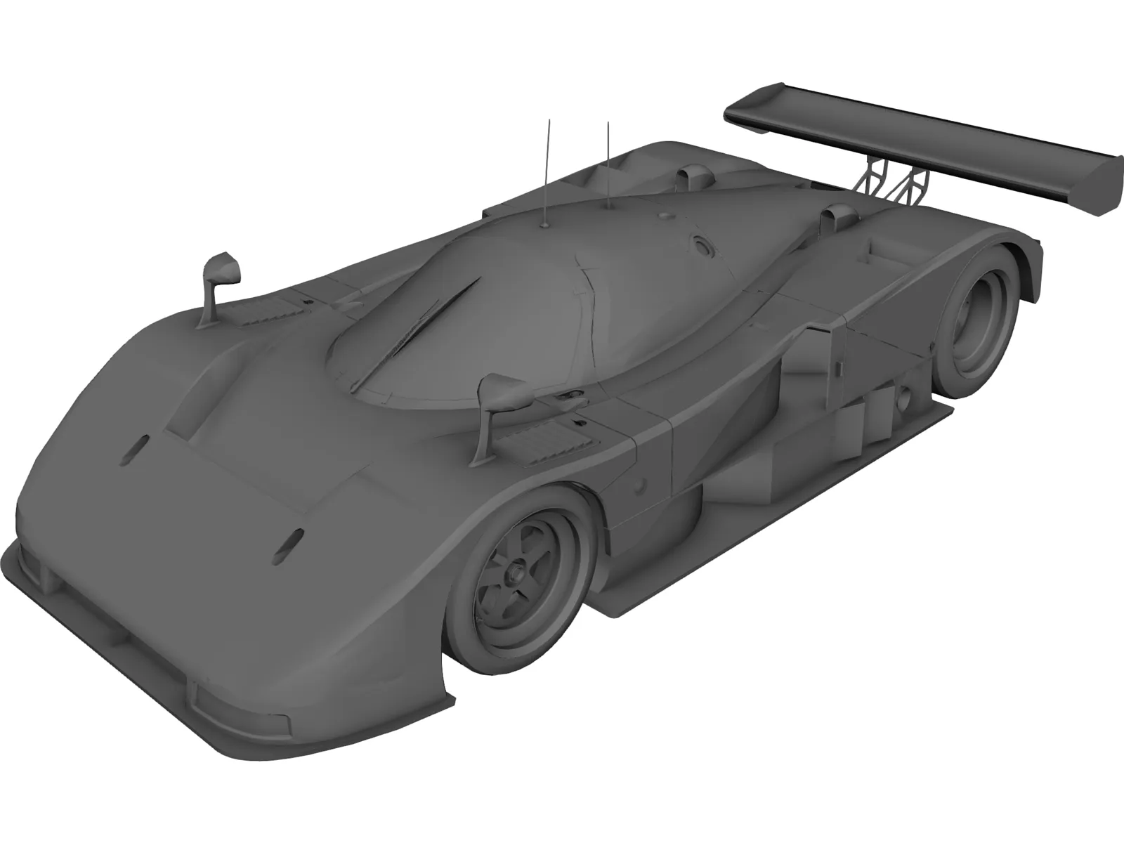 Mazda 787B 3D Model main preview
