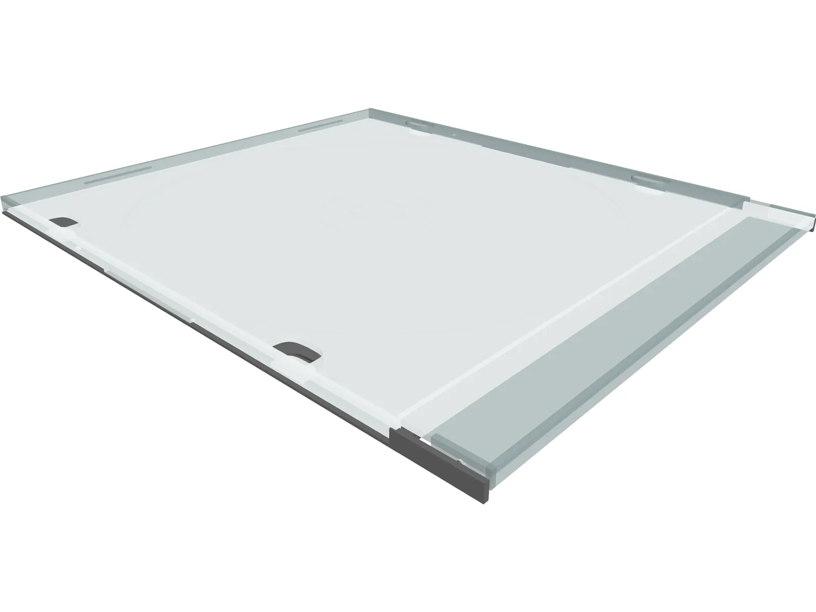 CD Case Jewel Slim 3D Model main preview