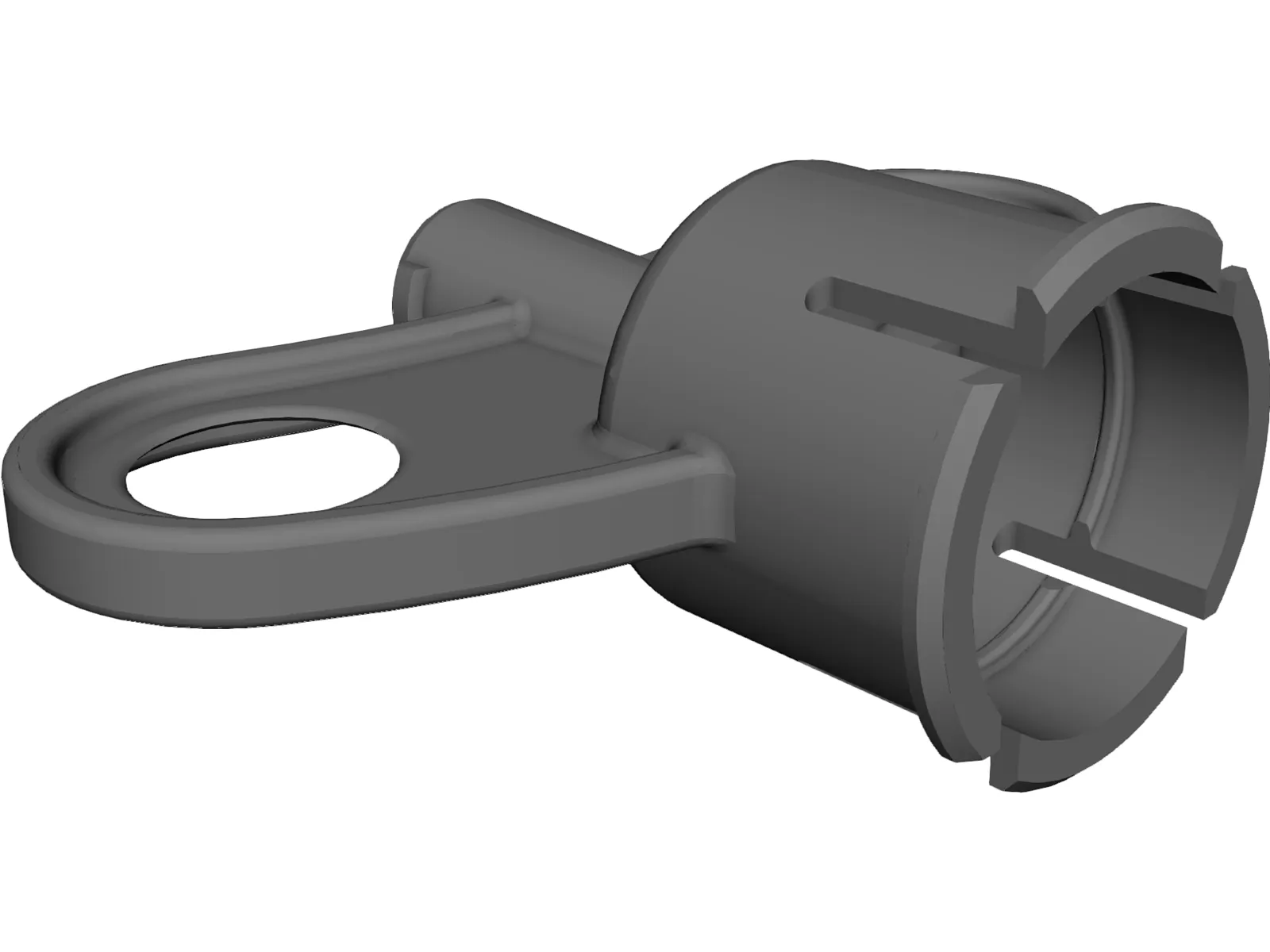 Luer Adapter 3D Model main preview