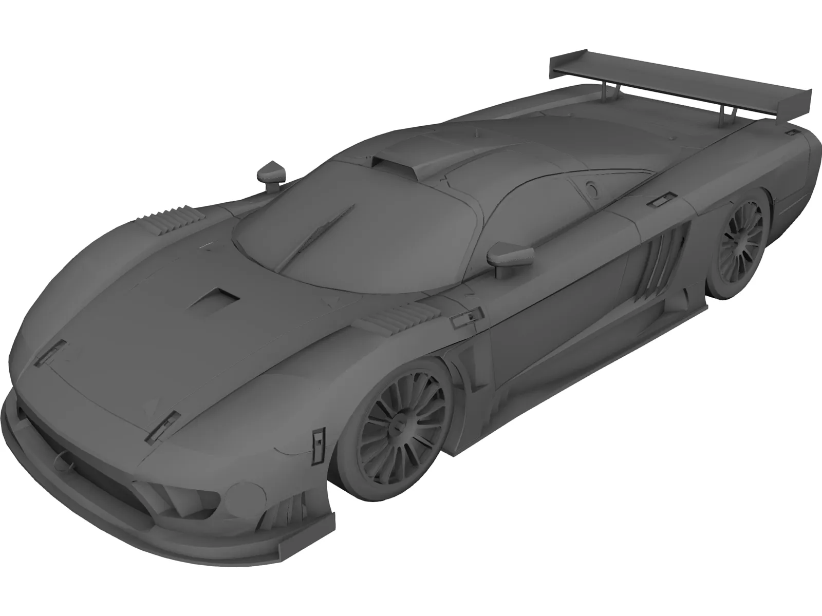 Saleen S7R 3D Model main preview