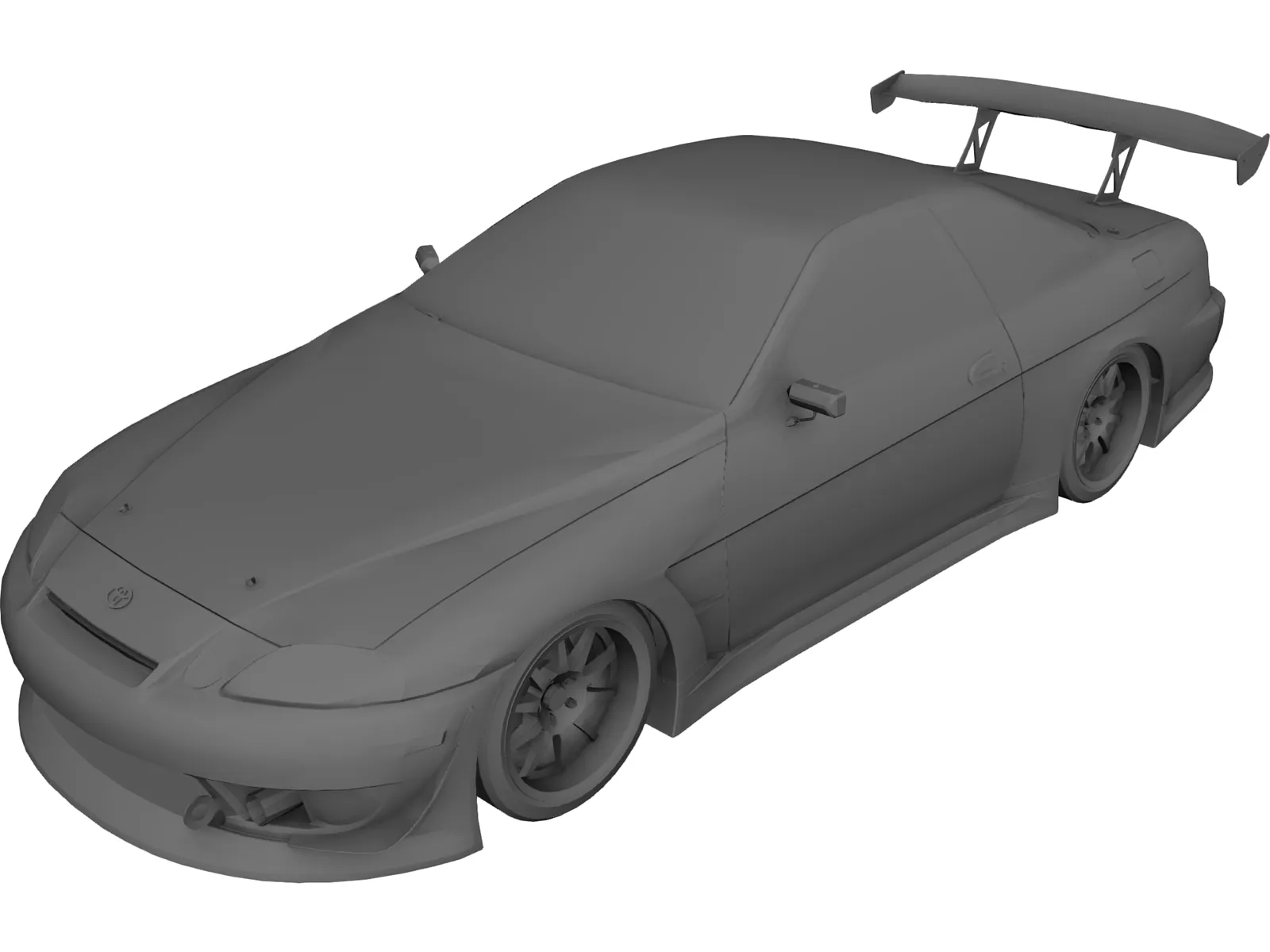 Toyota Soarer [Tuned] 3D Model main preview