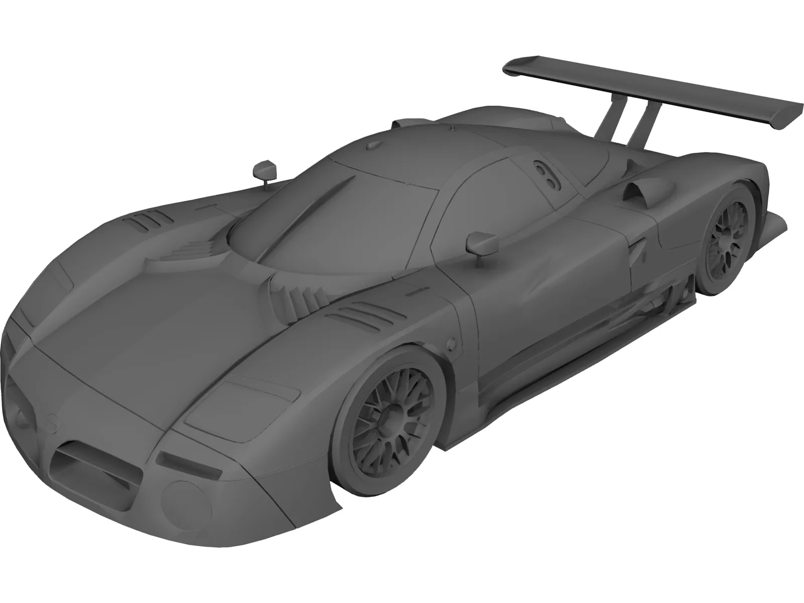 Nissan R390 GT-1 3D Model main preview