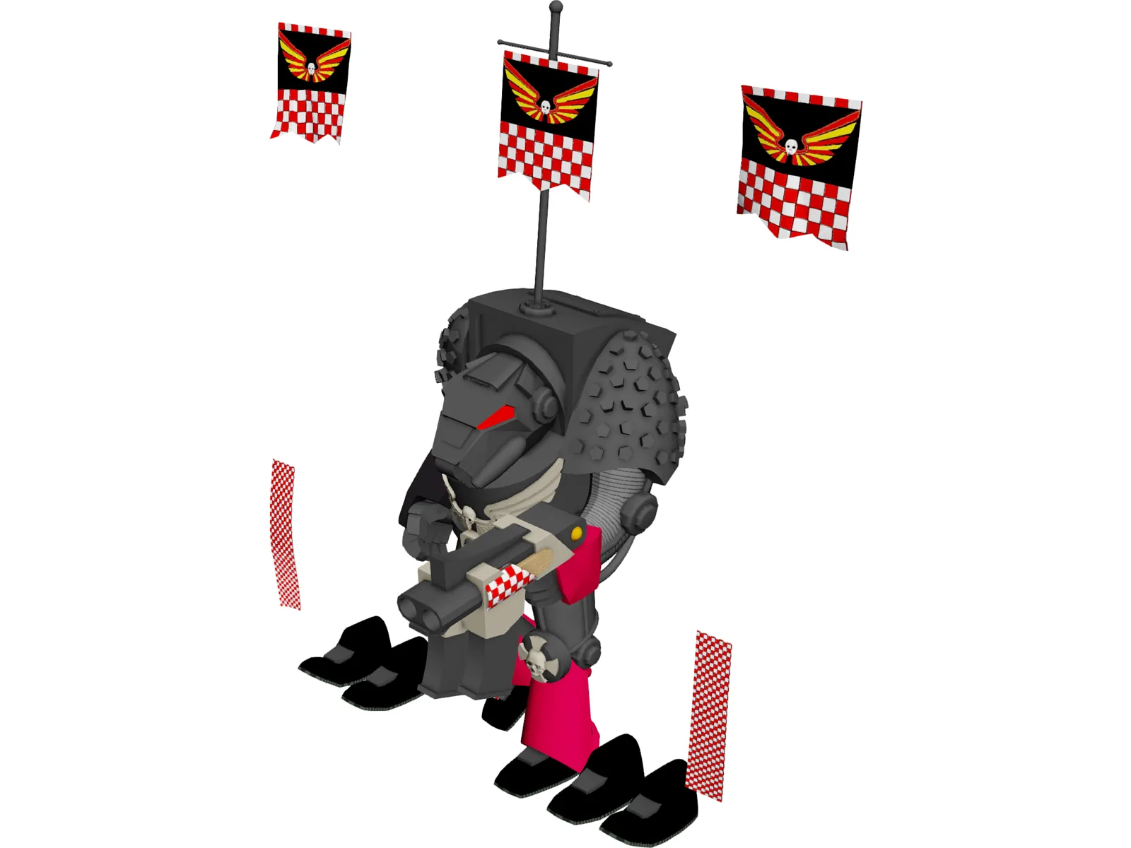 Trooper 3D Model main preview