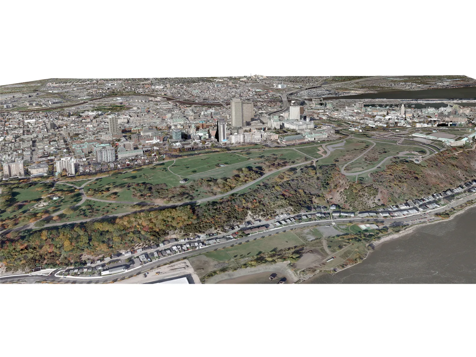 Quebec City 3D Model main preview