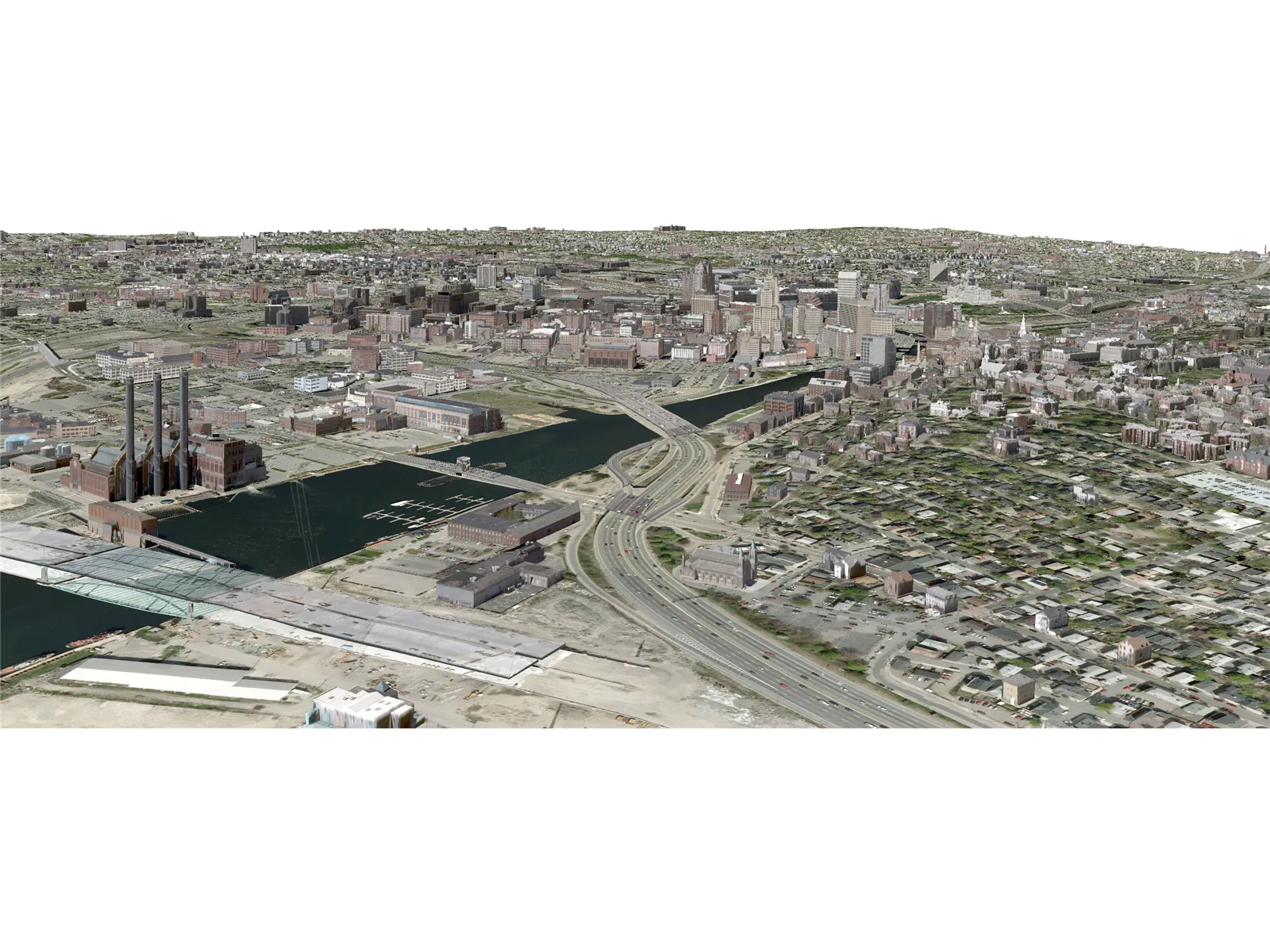 Providence City 3D Model main preview