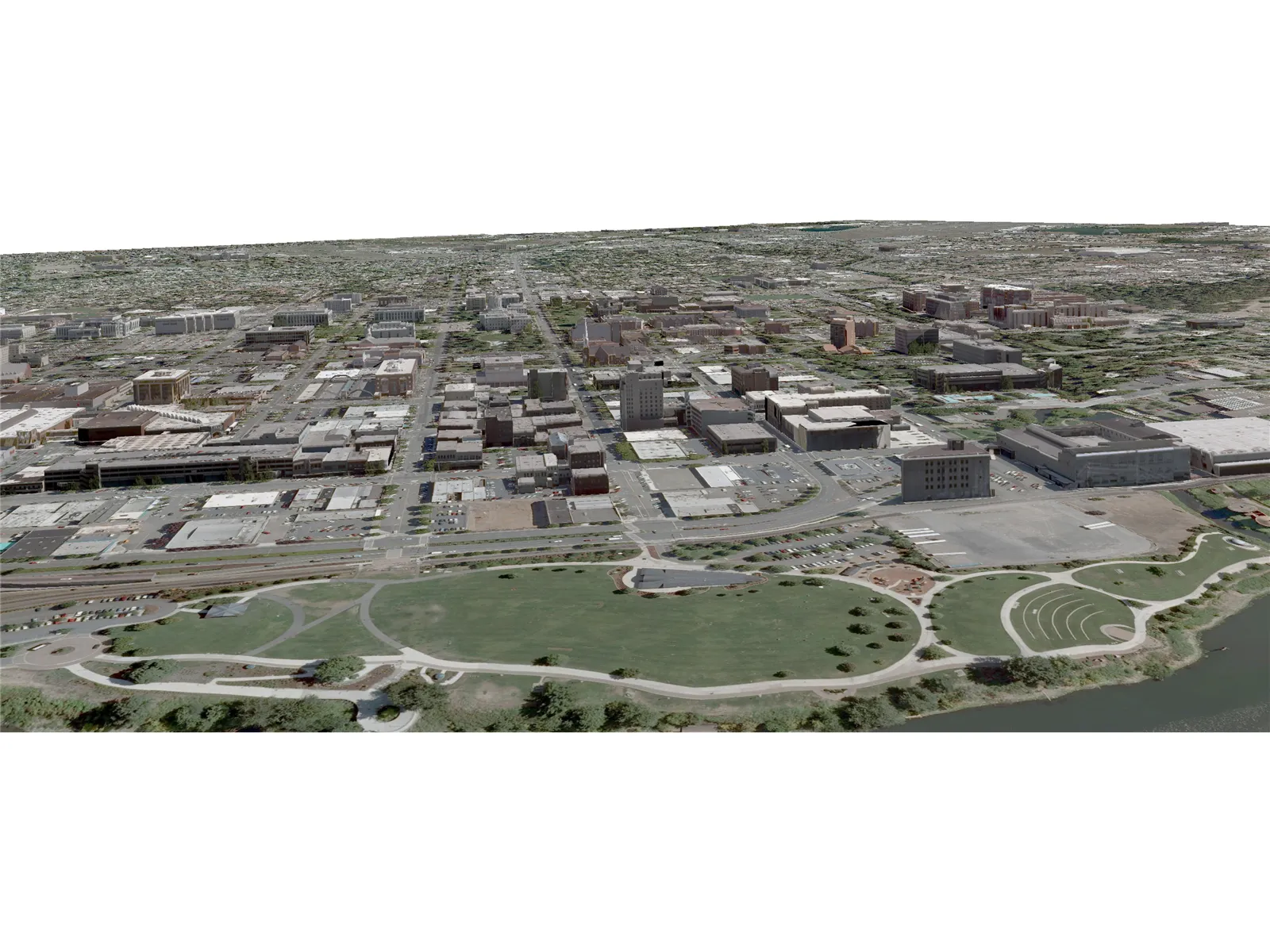 Salem City 3D Model main preview