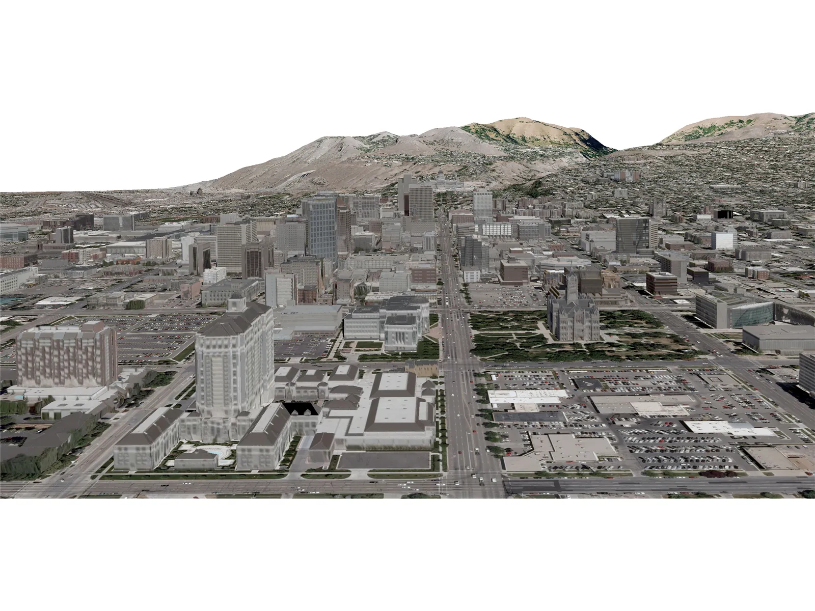 Salt Lake City 3D Model main preview