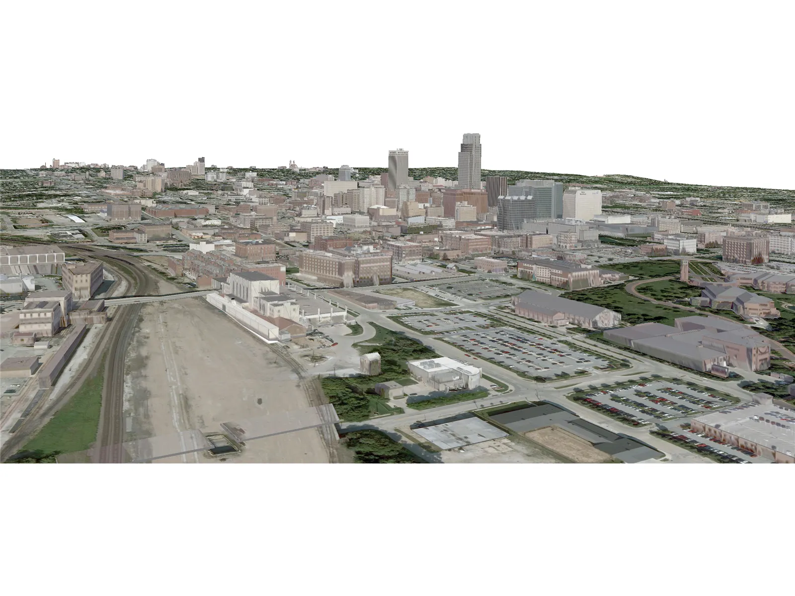 Omaha City 3D Model main preview