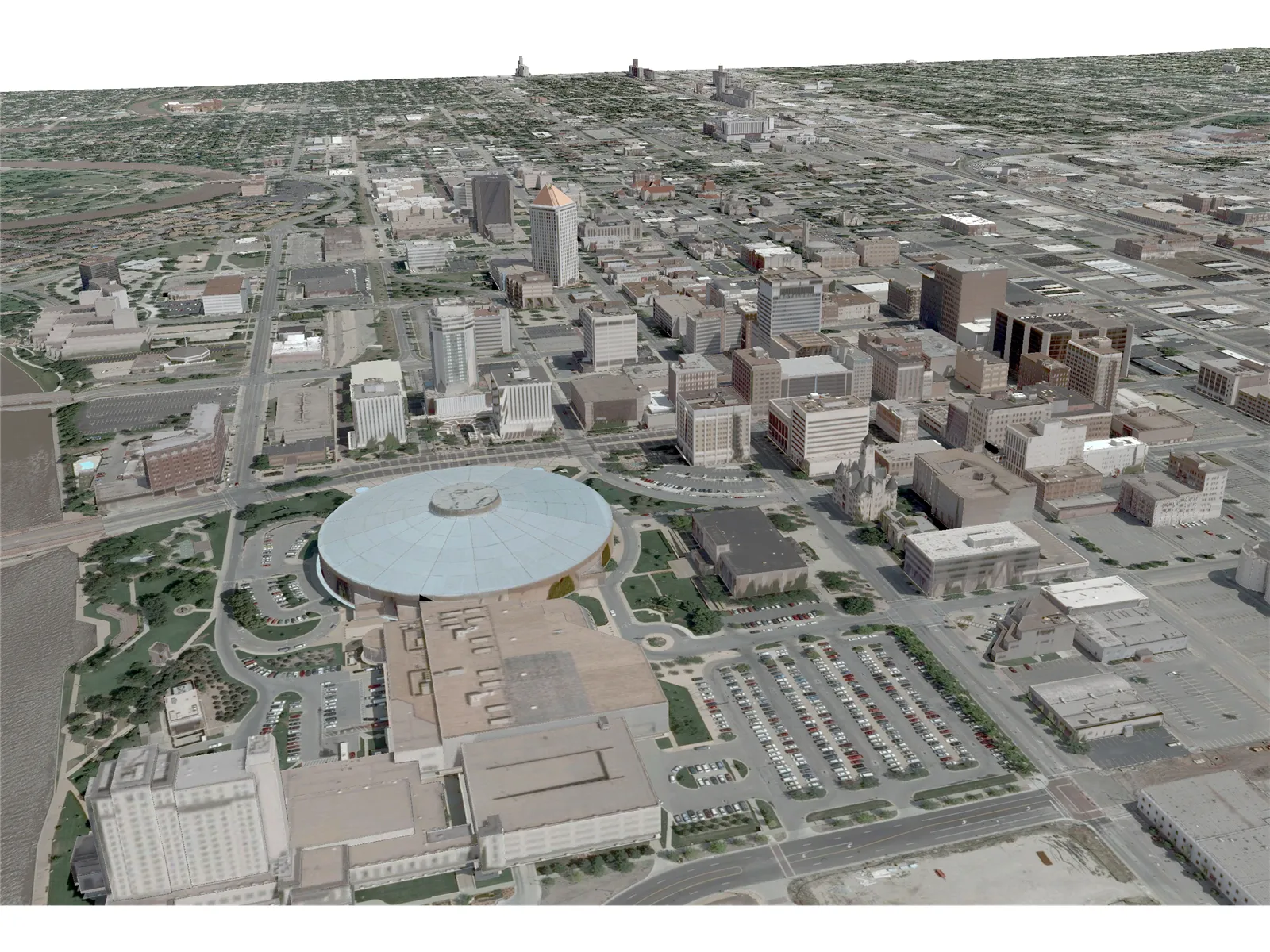 Wichita City 3D Model main preview