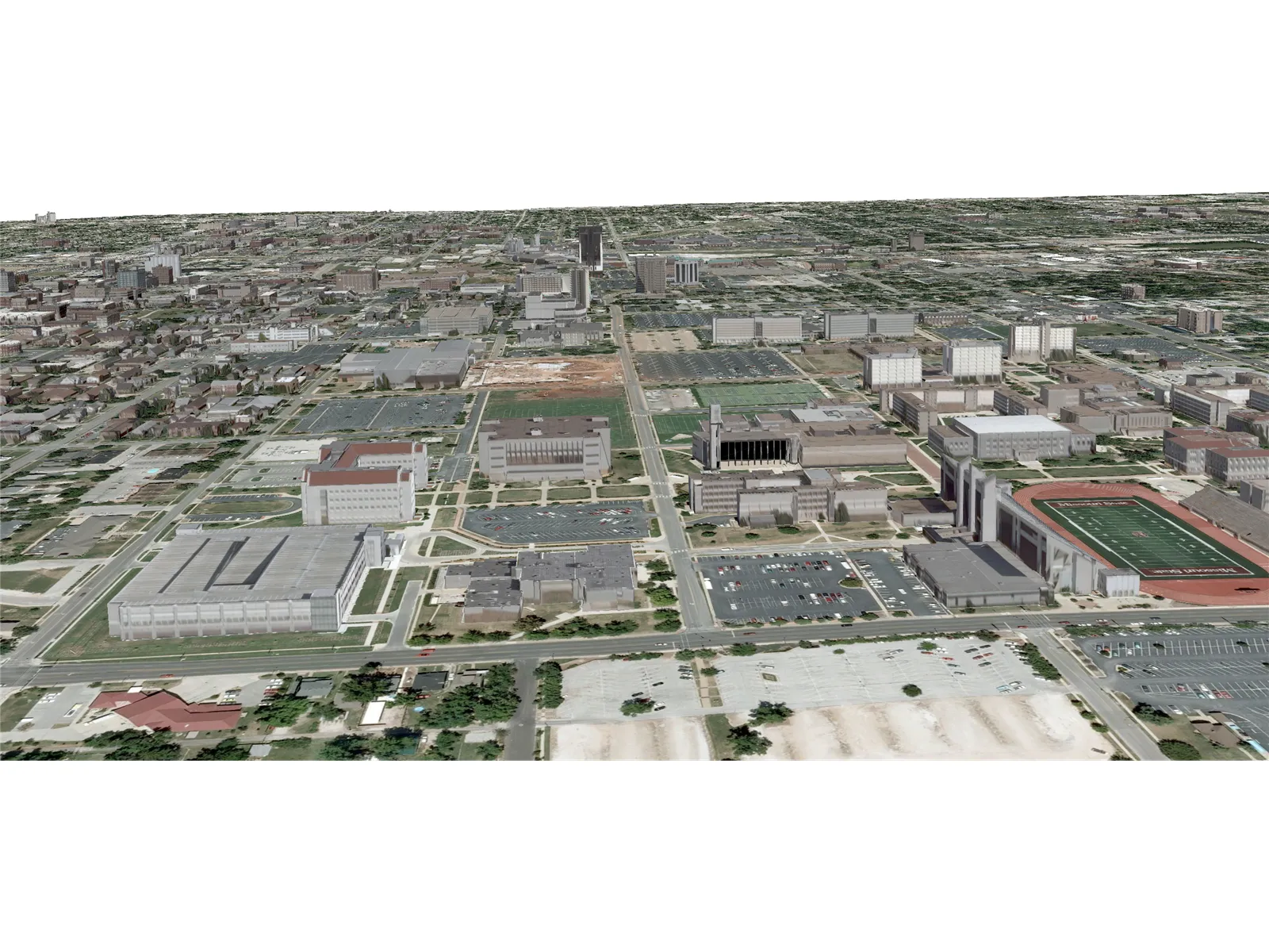 Springfield City 3D Model main preview