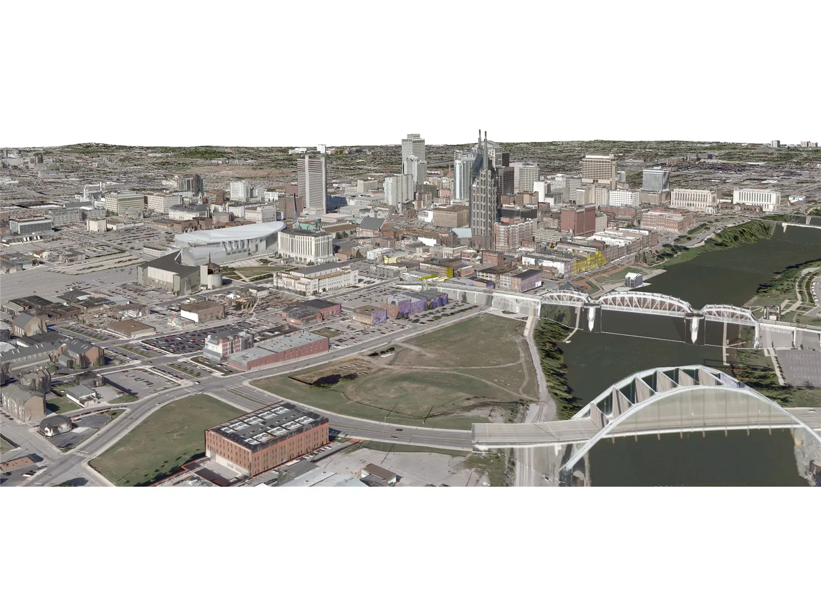 Nashville City 3D Model main preview