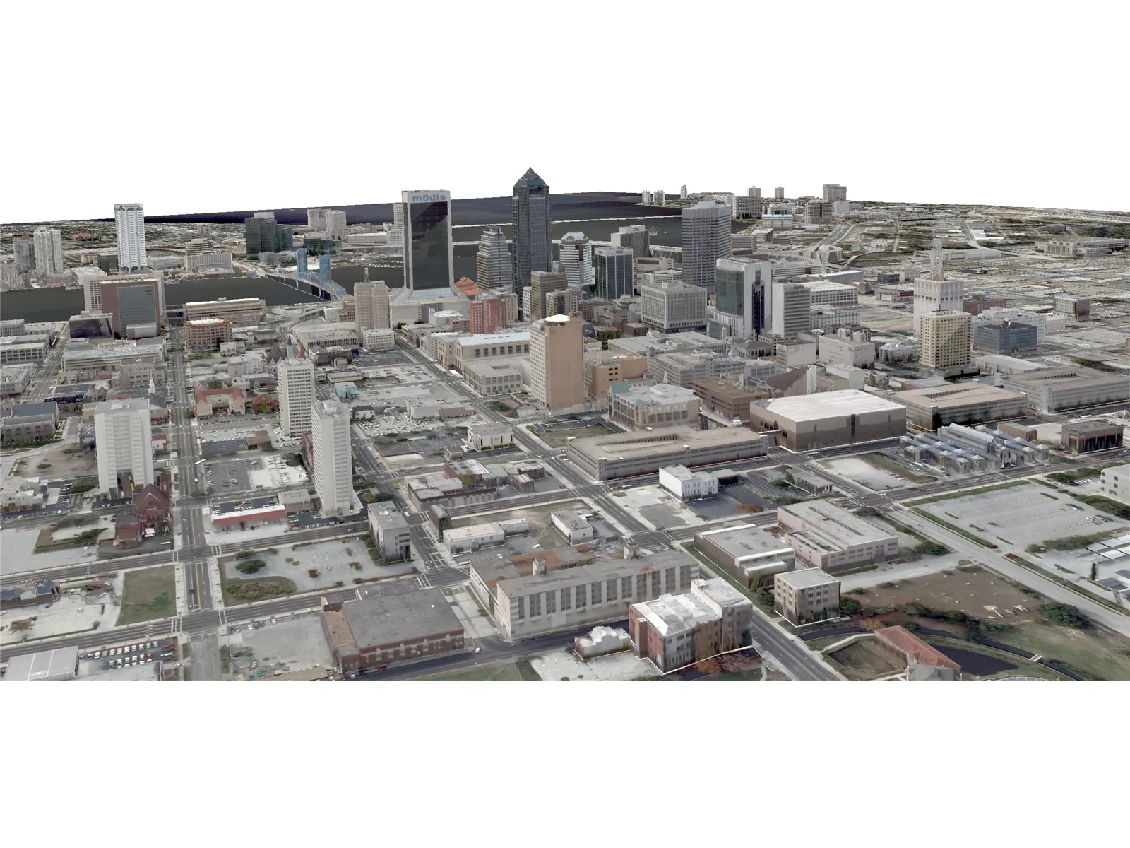 Jacksonville City 3D Model main preview