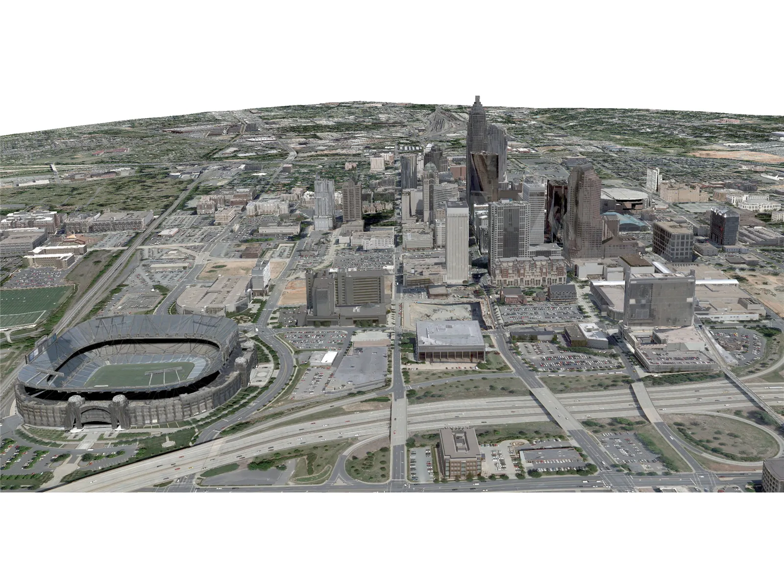 Charlotte City 3D Model main preview