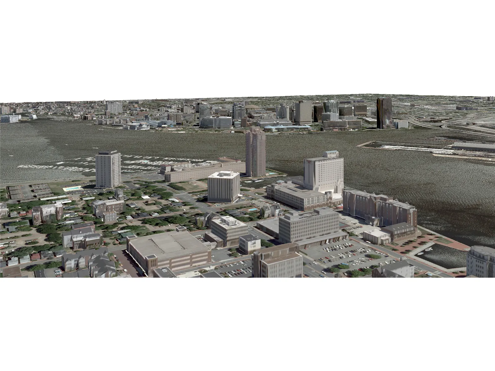 Norfolk City 3D Model main preview