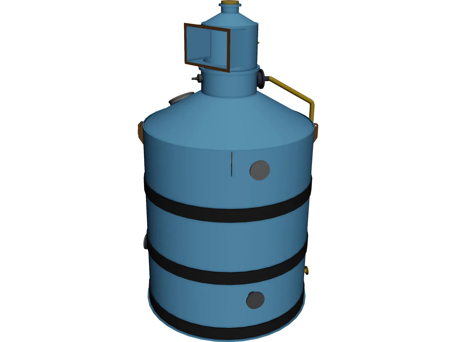 Salt Tank 3D Model main preview