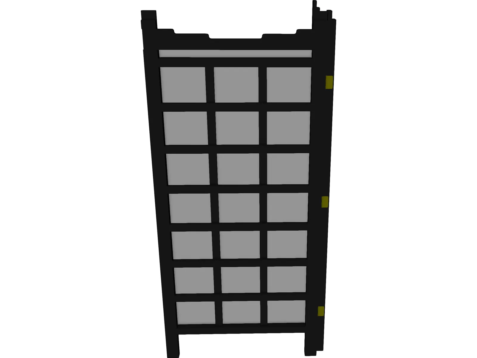 Oriental Screen 3D Model main preview