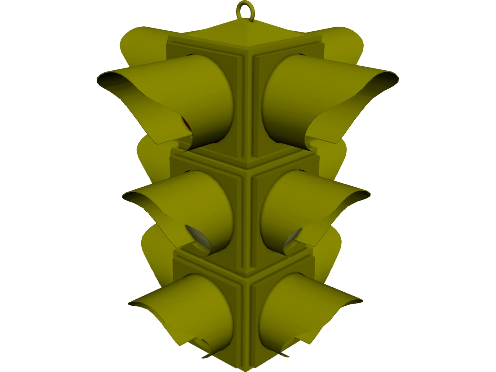 Traffic Light 3D Model main preview