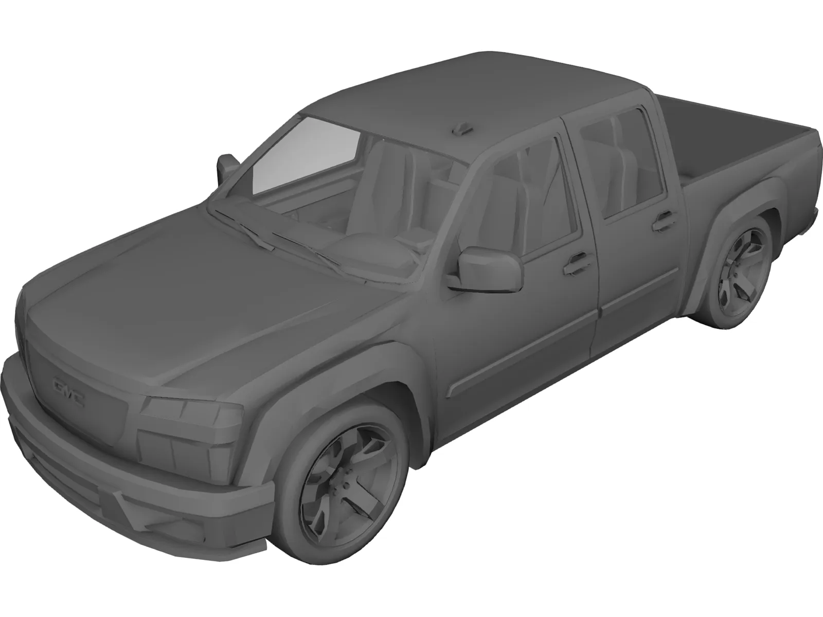 GMC Canyon (2007) 3D Model main preview