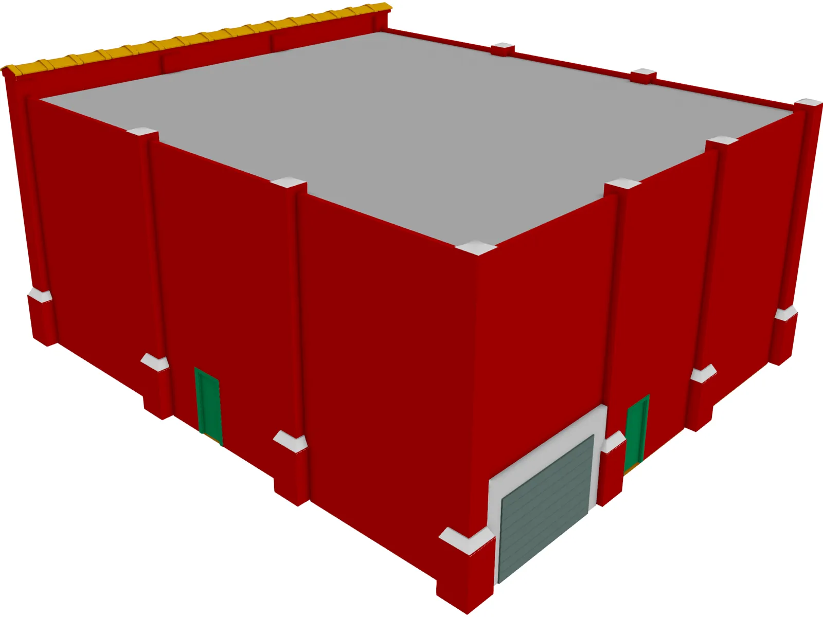 Urban Building 3D Model main preview