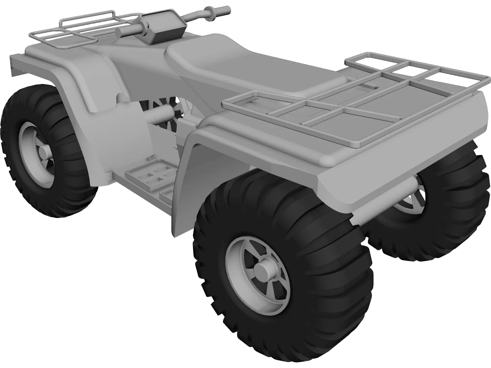 Honda Rancher 3D Model main preview