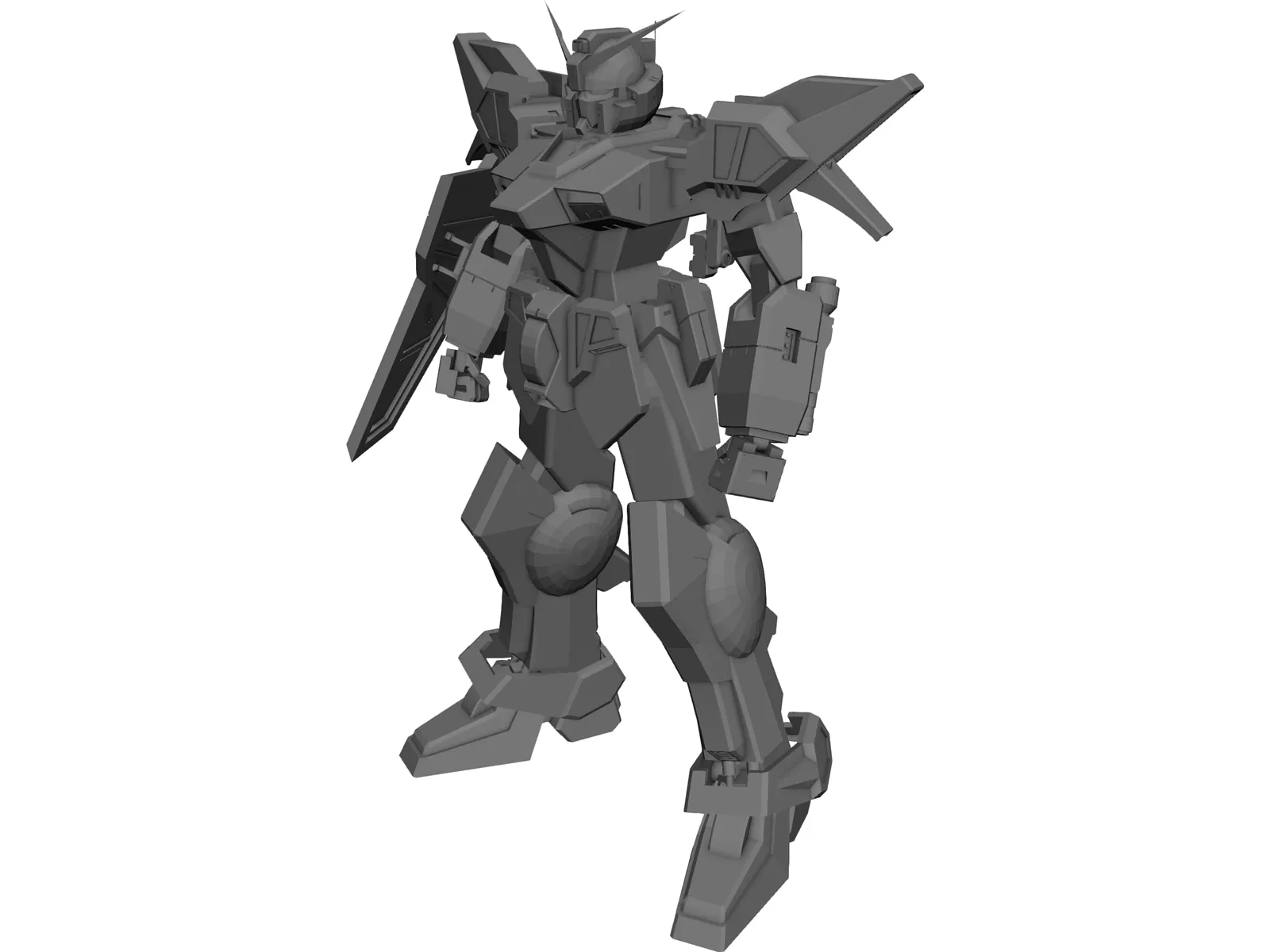 Gundam Seed Basic 3D Model main preview