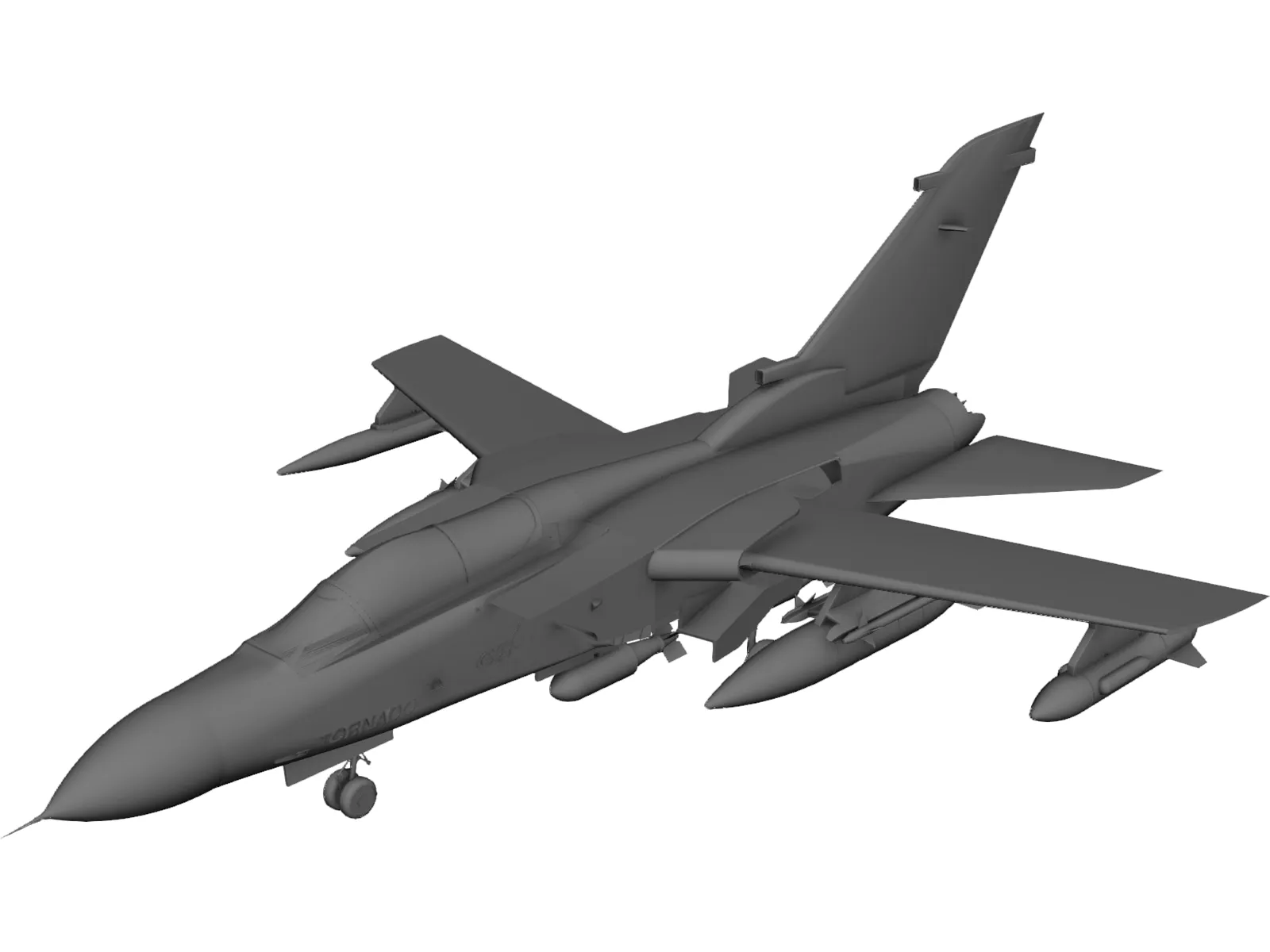 RAF Tornado GR4 3D Model main preview