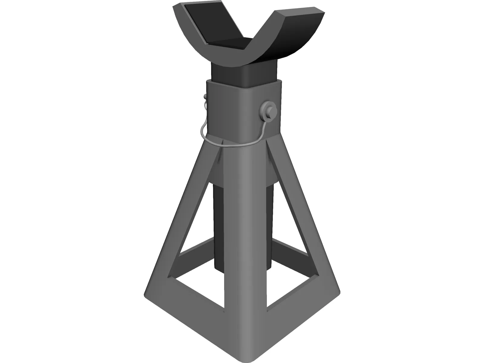 Jack Stand 3D Model main preview