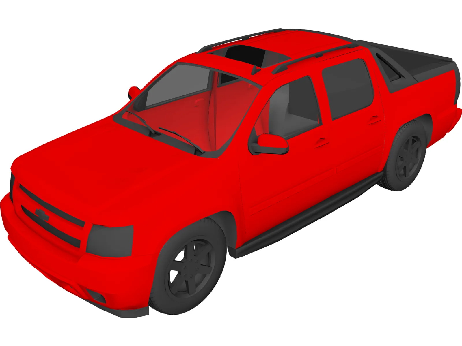 Chevrolet Avalanche (2008) 3D Model main preview