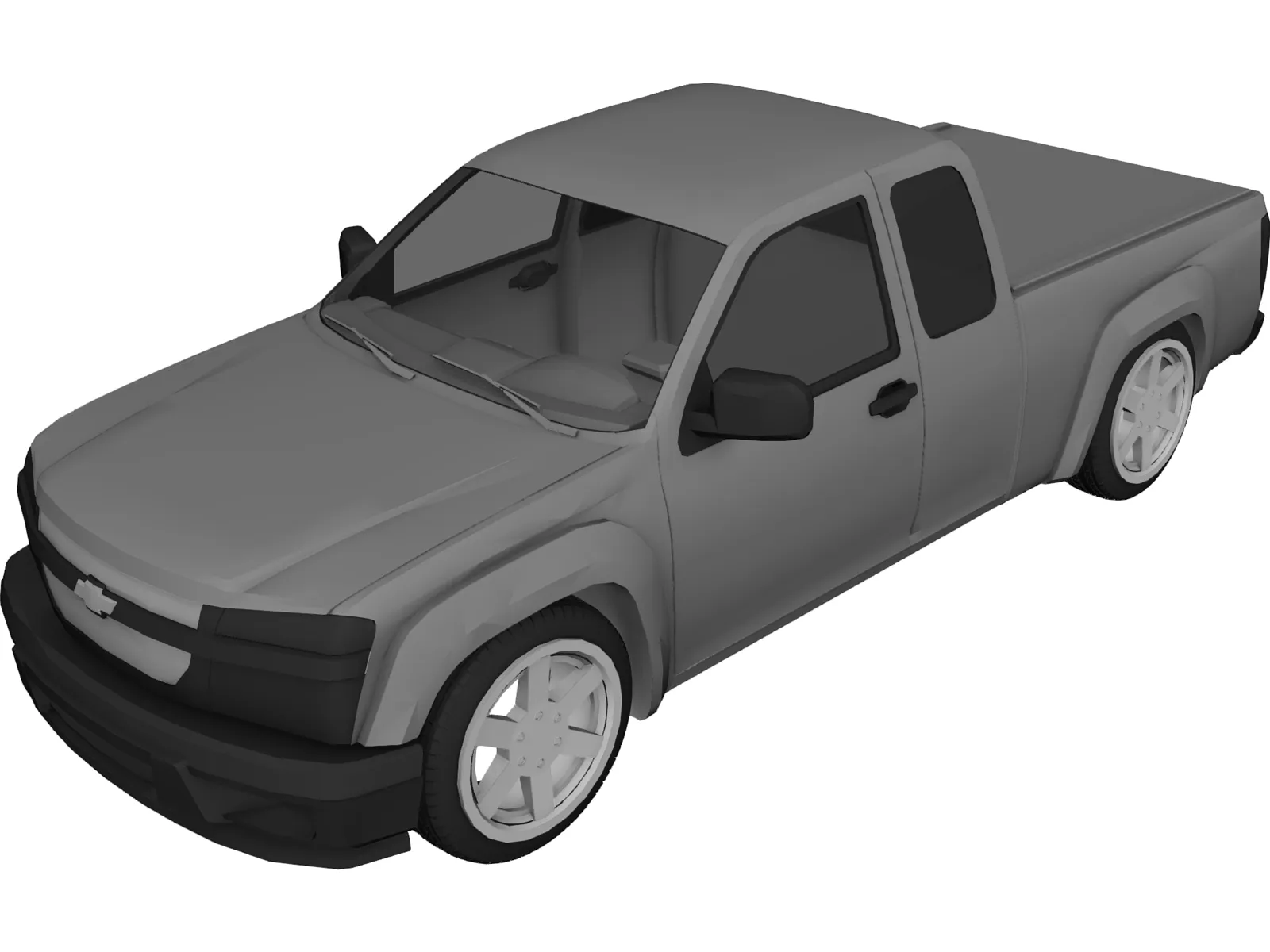 Chevrolet Colorado (2008) 3D Model main preview
