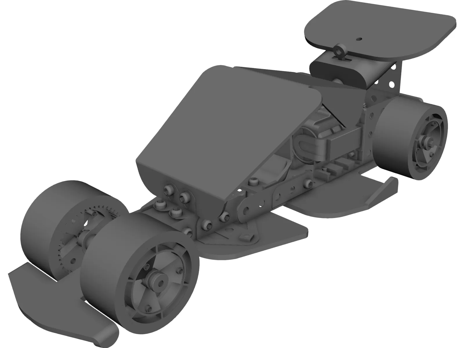 Controlled Car 3D Model main preview
