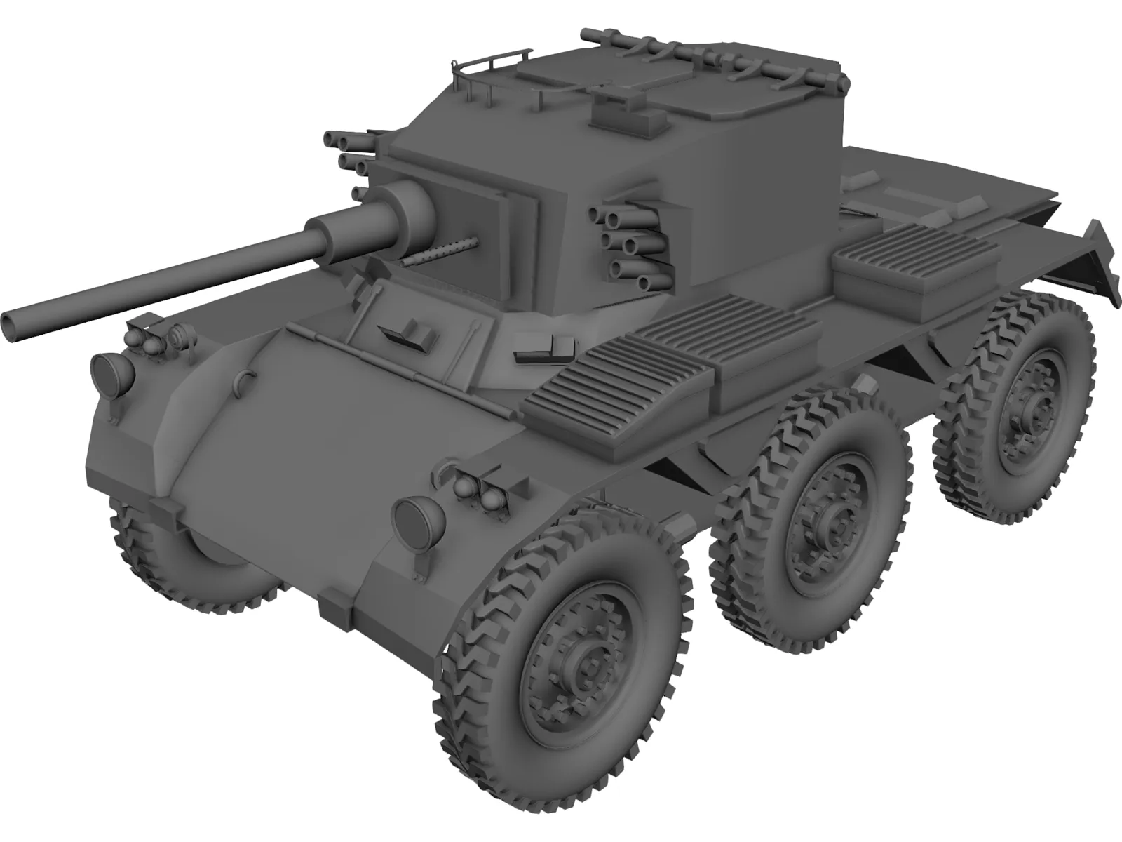 Saladin Tank 3D Model main preview