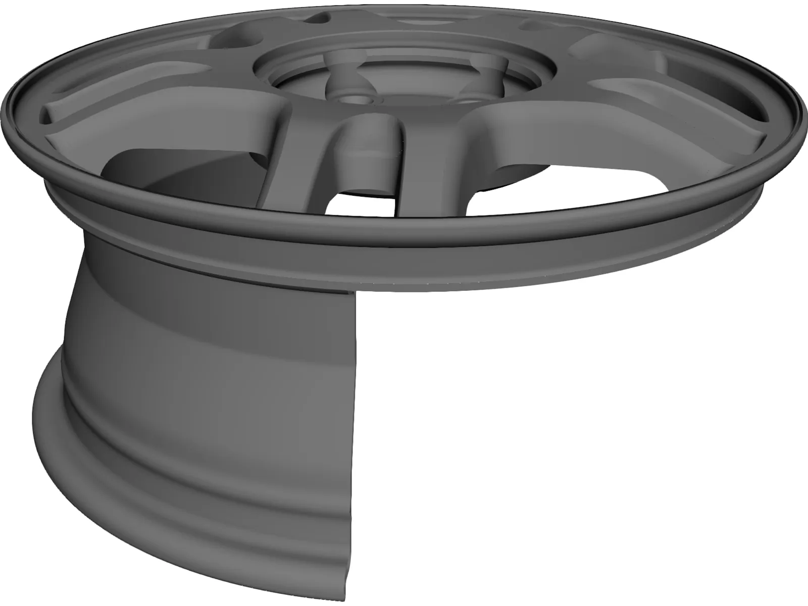 Wheel 3D Model main preview