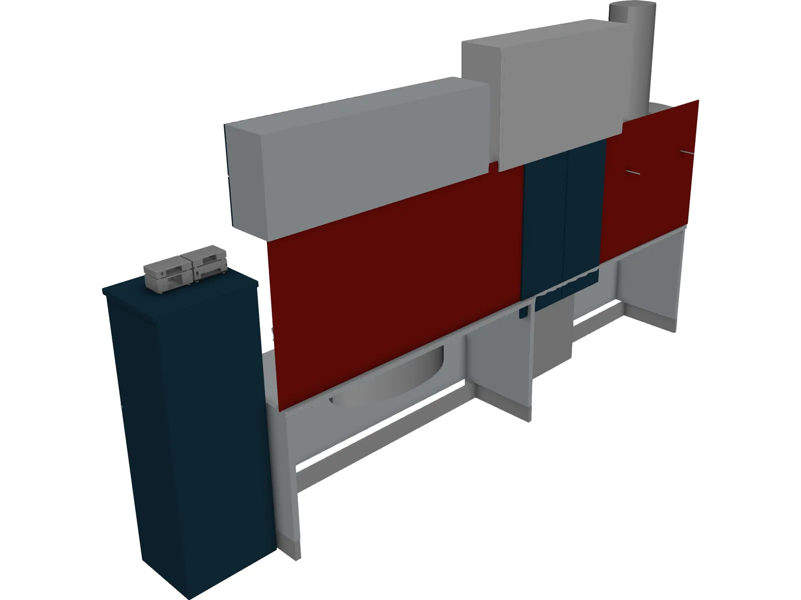 Kitchen 3D Model main preview