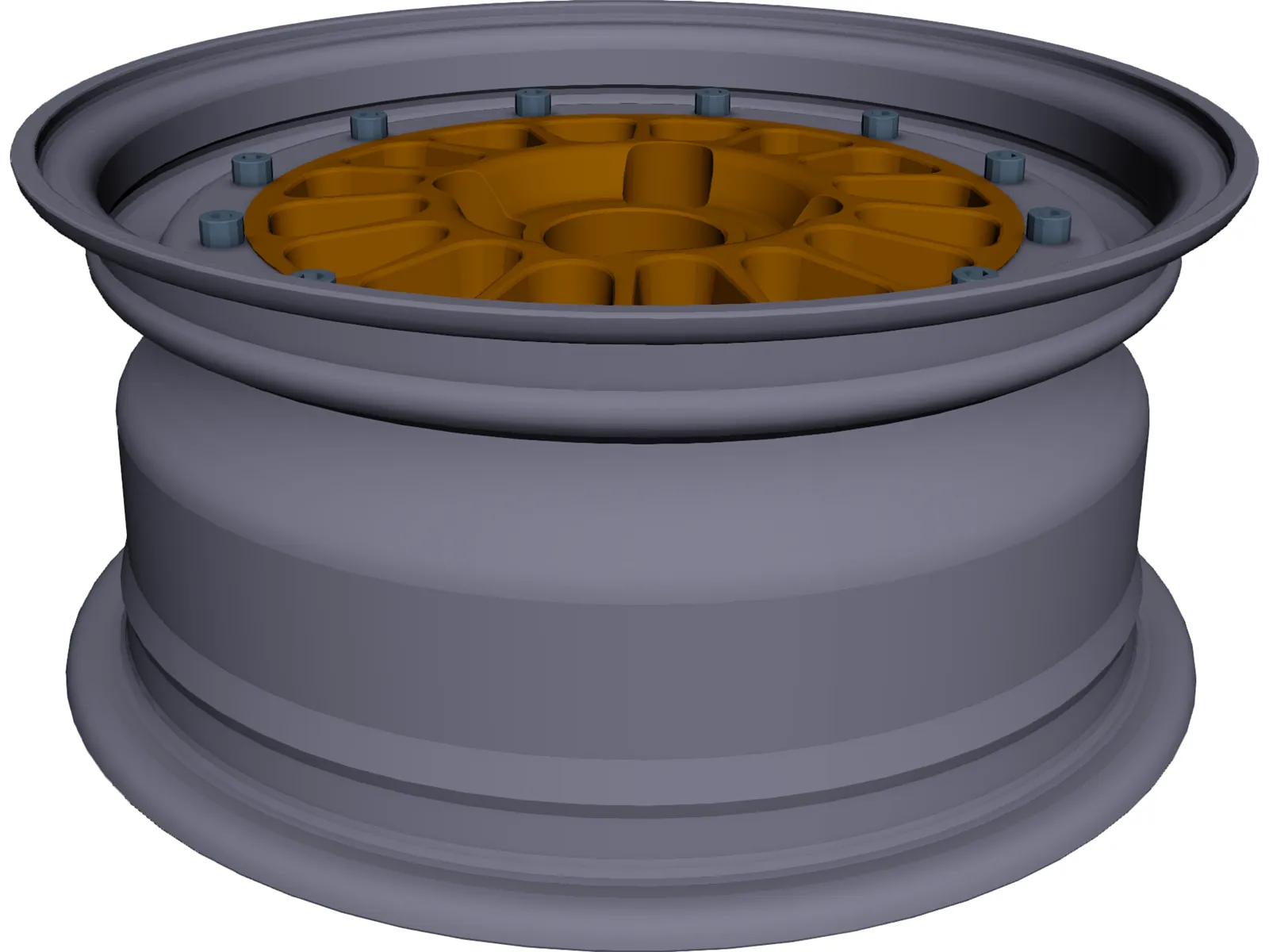 VA Wheel 6x13 3D Model main preview
