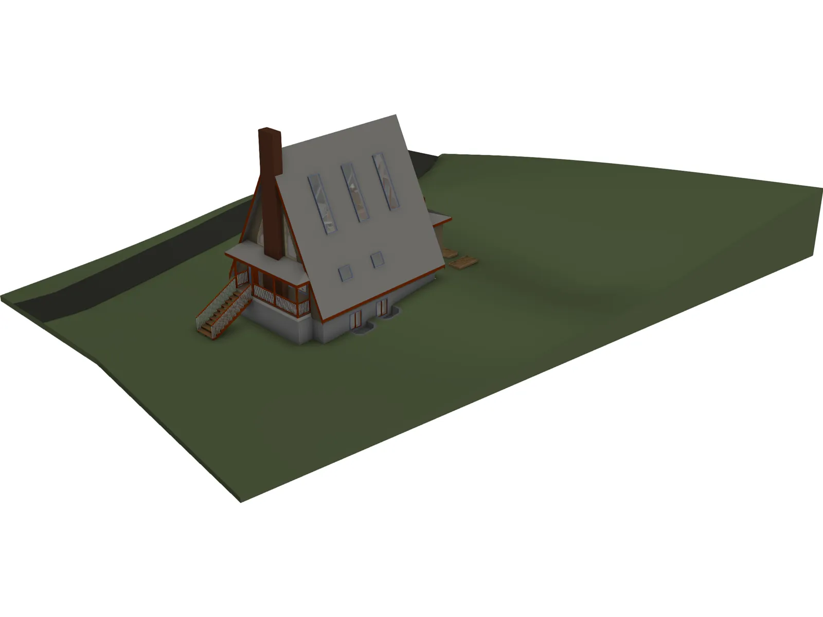 House 3D Model main preview