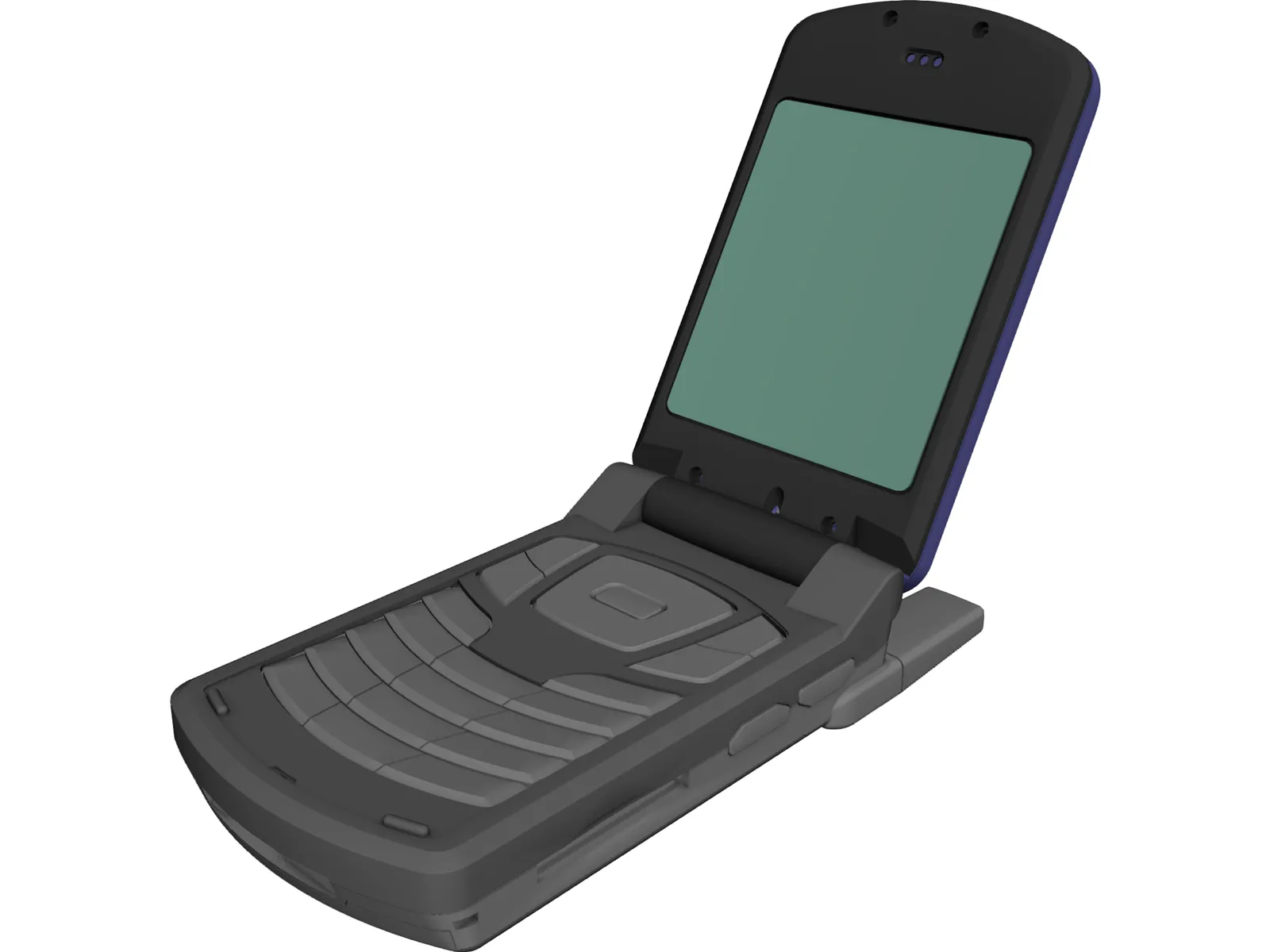 Samsung Cell Phone 3D Model main preview