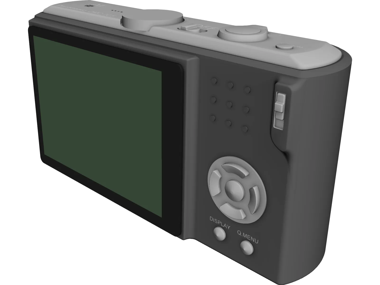 Panasonic Lumix TZ5 3D Model main preview