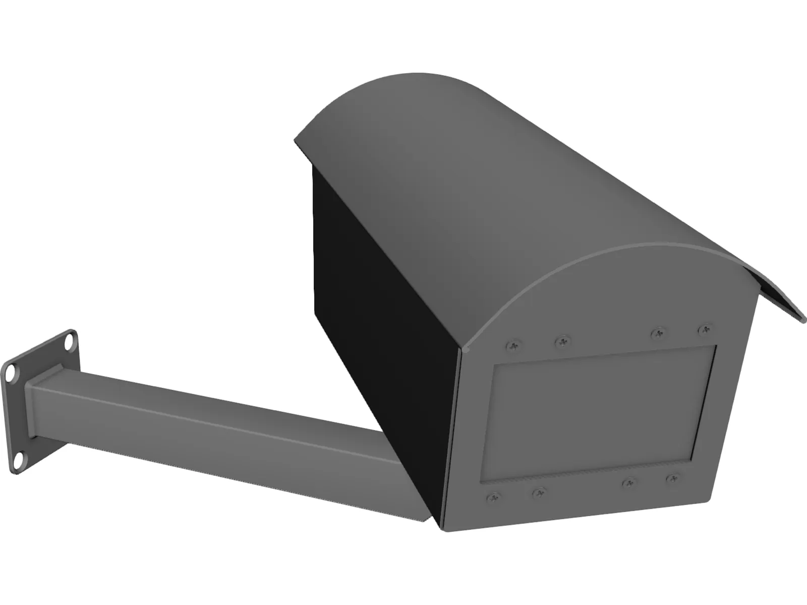 Fake Security Camera 3D Model main preview
