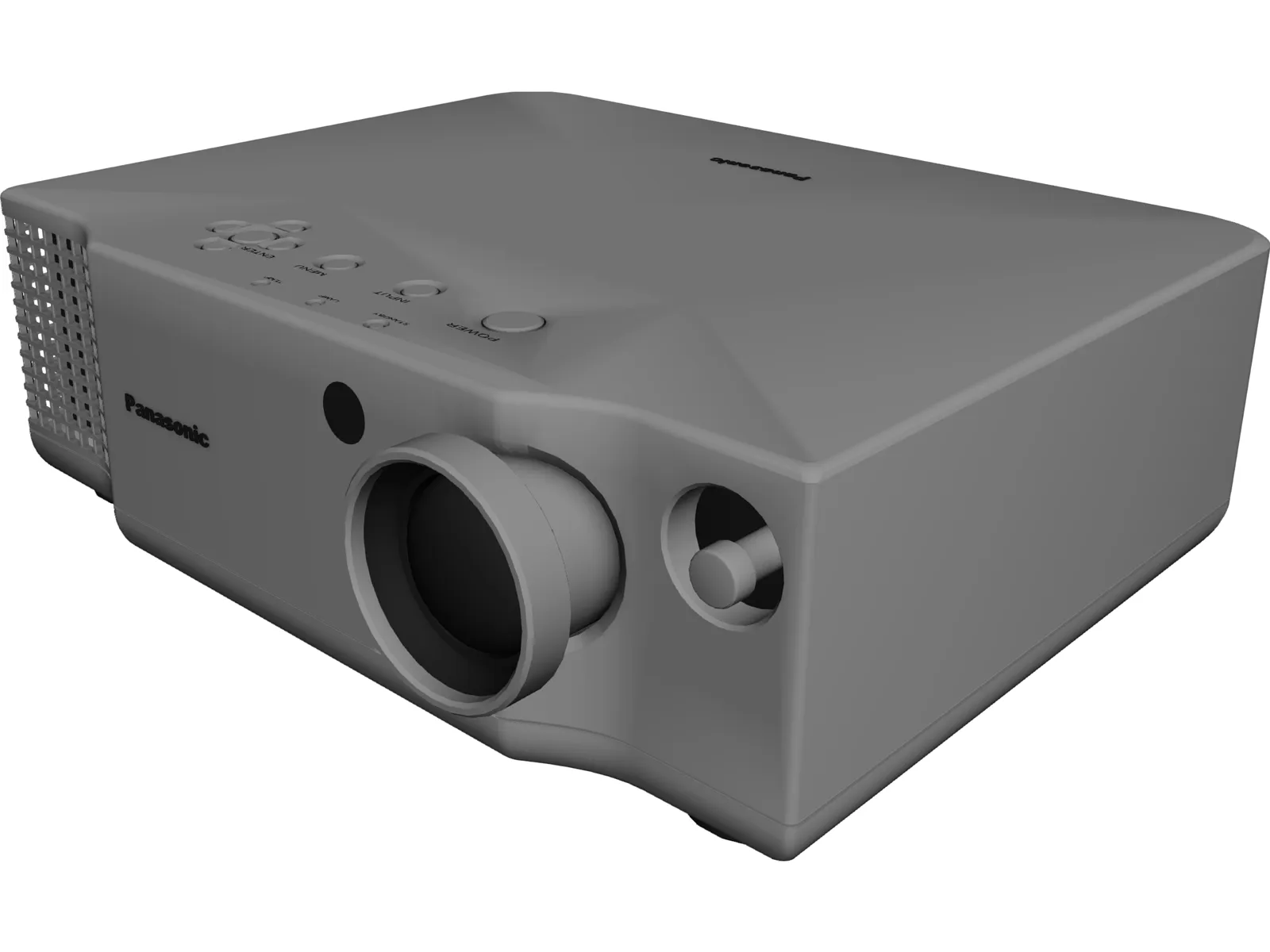 Panasonic Projector 3D Model main preview