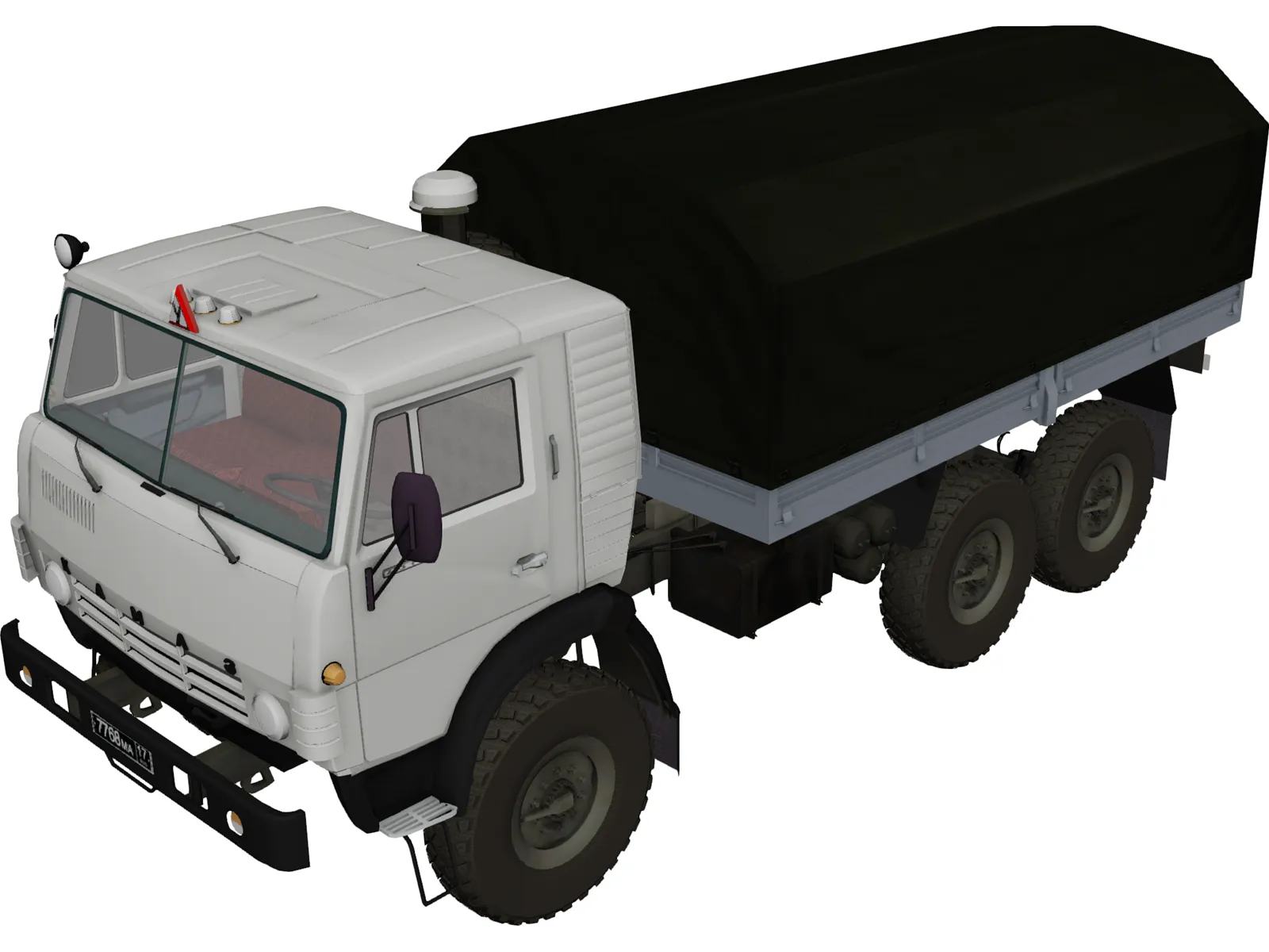 Kamaz 4310 3D Model main preview