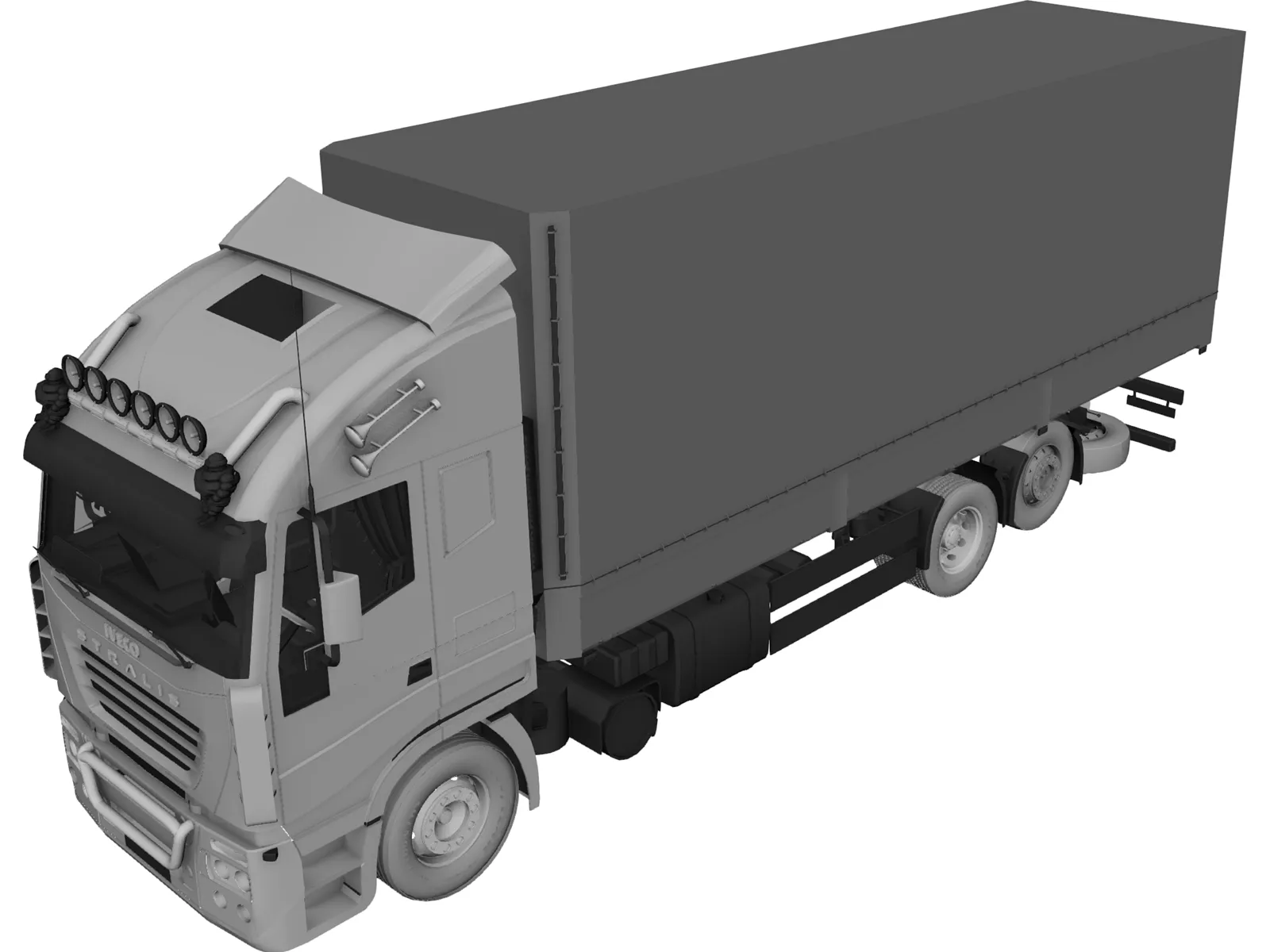 Iveco Stralis 3D Model main preview